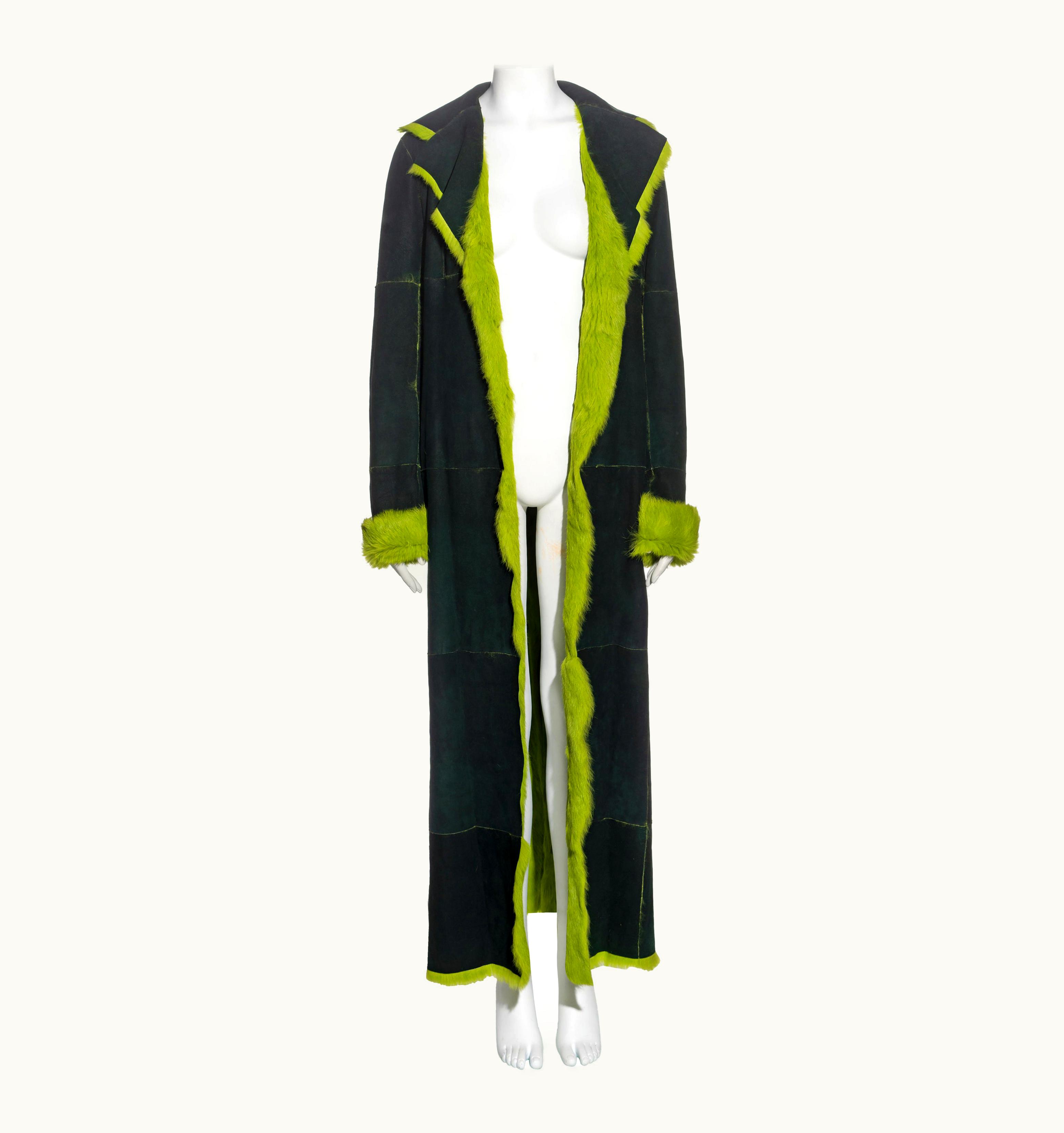 Dolce & Gabbana Dolce & Gabbana Reversible Green Fur Coat, AW 2000