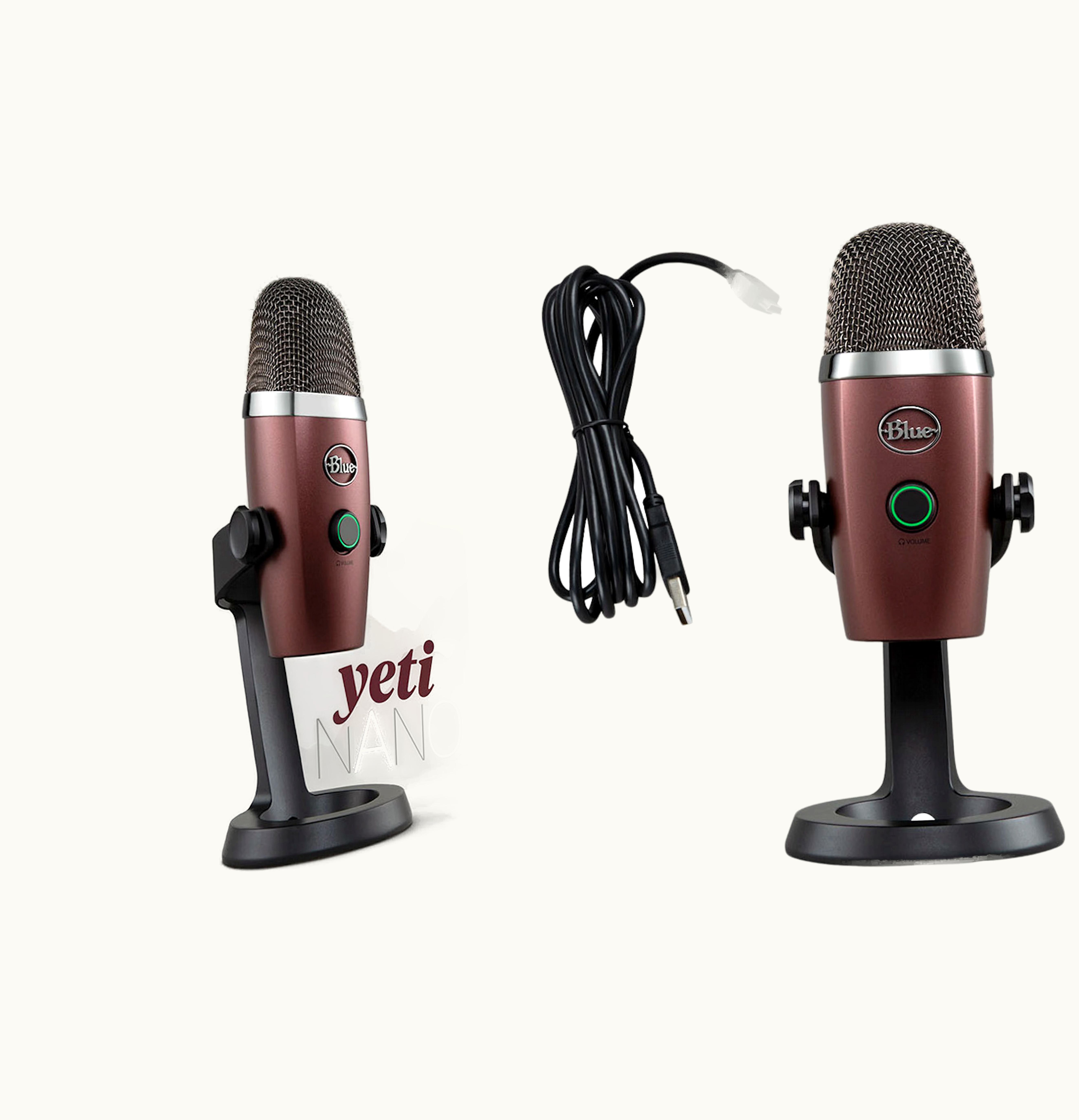 Blue Blue Yeti Nano Premium Wired Multi Pattern USB Condenser Microphone 988 000087 Red Onyx