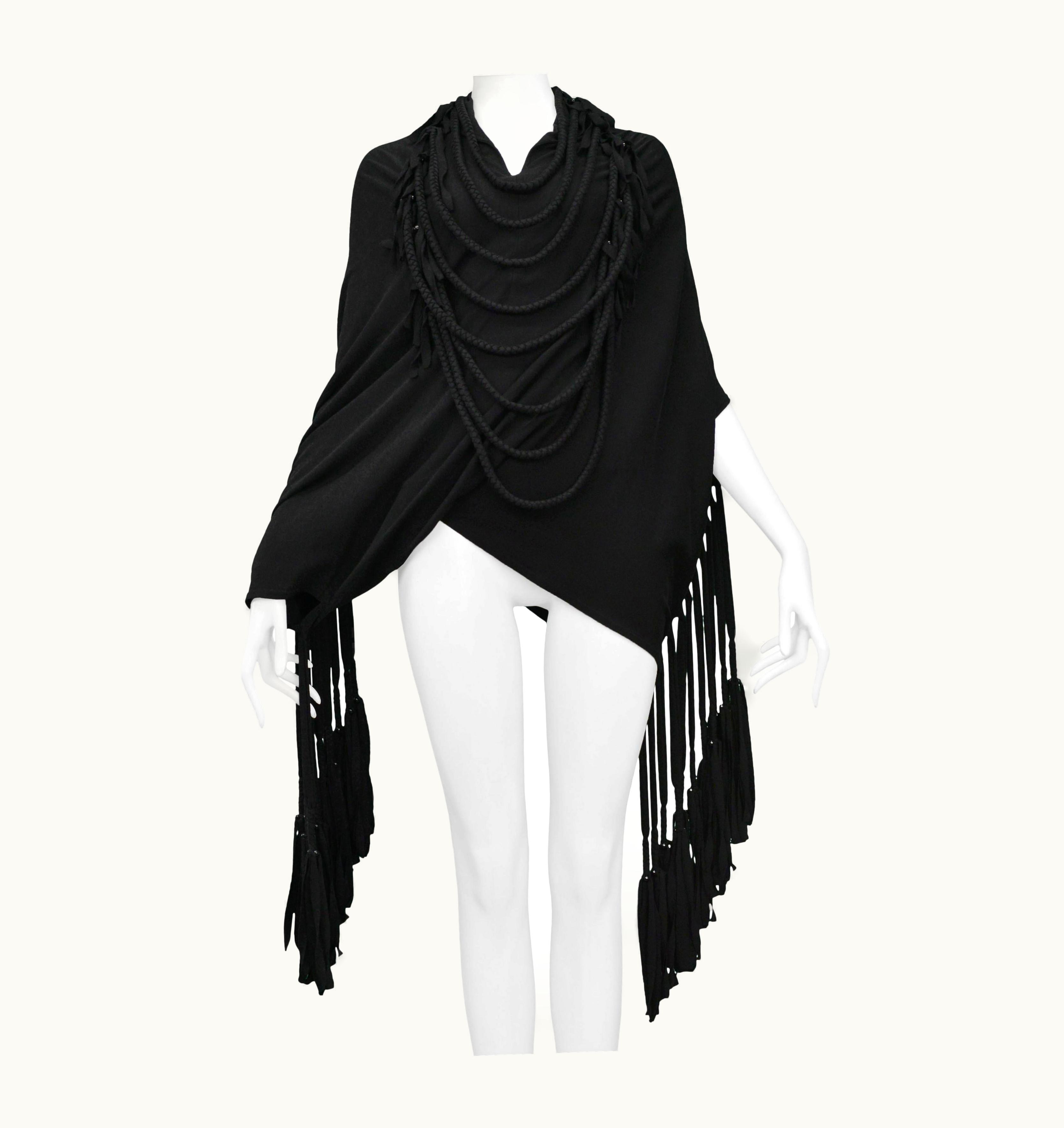 Junya Watanabe Junya Watanabe Black Braided & Fringe Top 2014