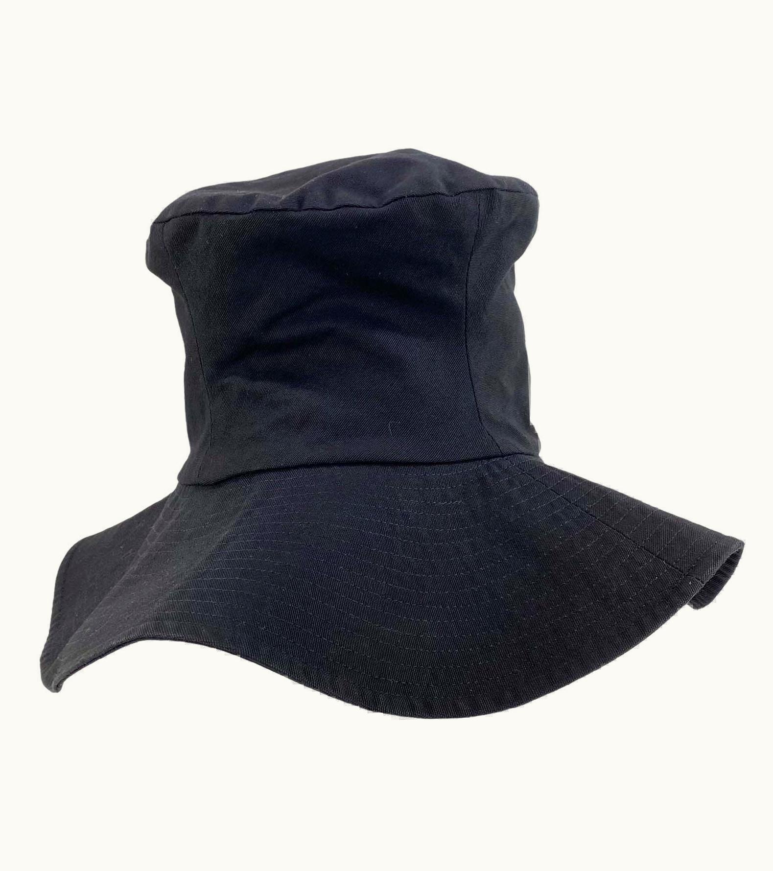 Dolce & Gabbana S/S 1993 Dolce & Gabbana Ab Fab Oversized Bucket Hat Runway Boho