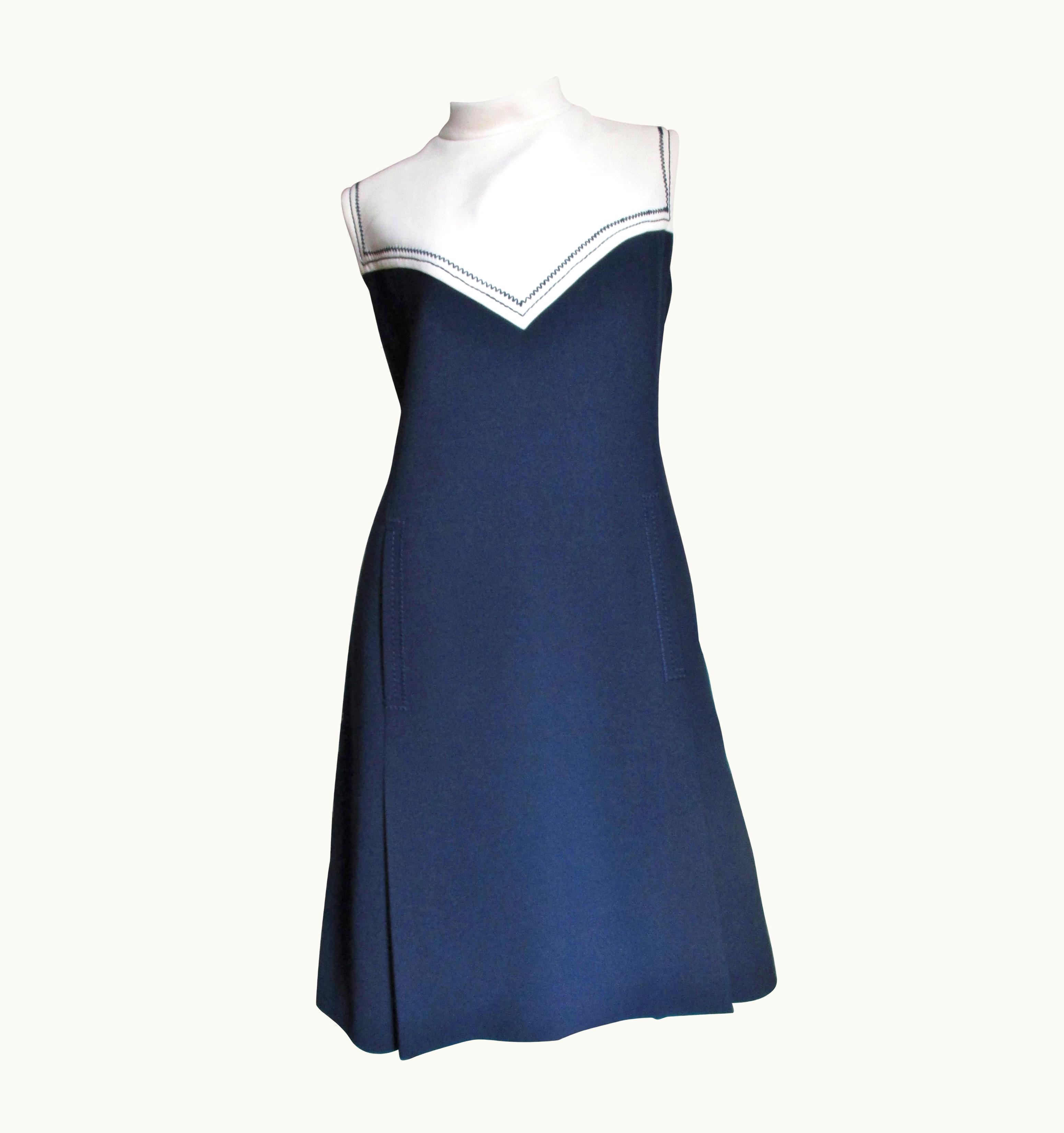 Courrèges Courrèges Color Block Dress 1970s