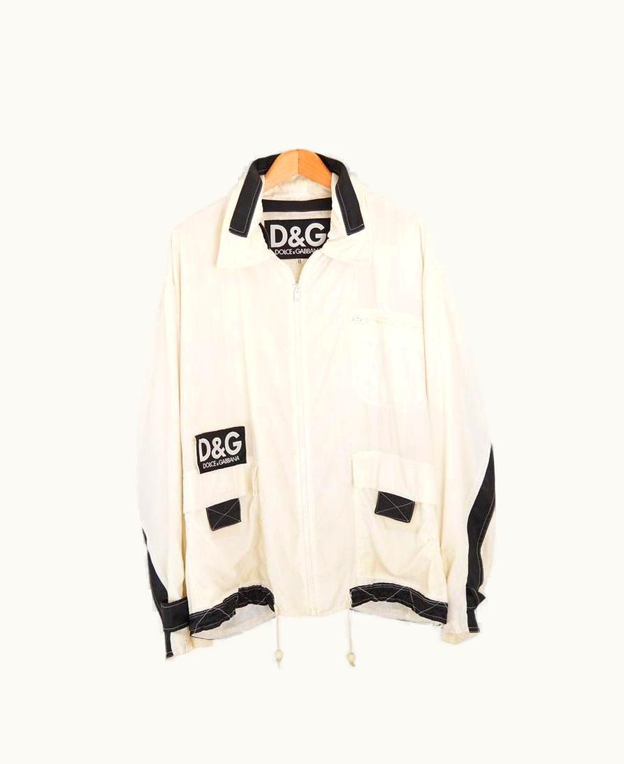 Dolce & Gabbana Dolce & Gabbana 1990' 'd&g' Tape Logo Jacket