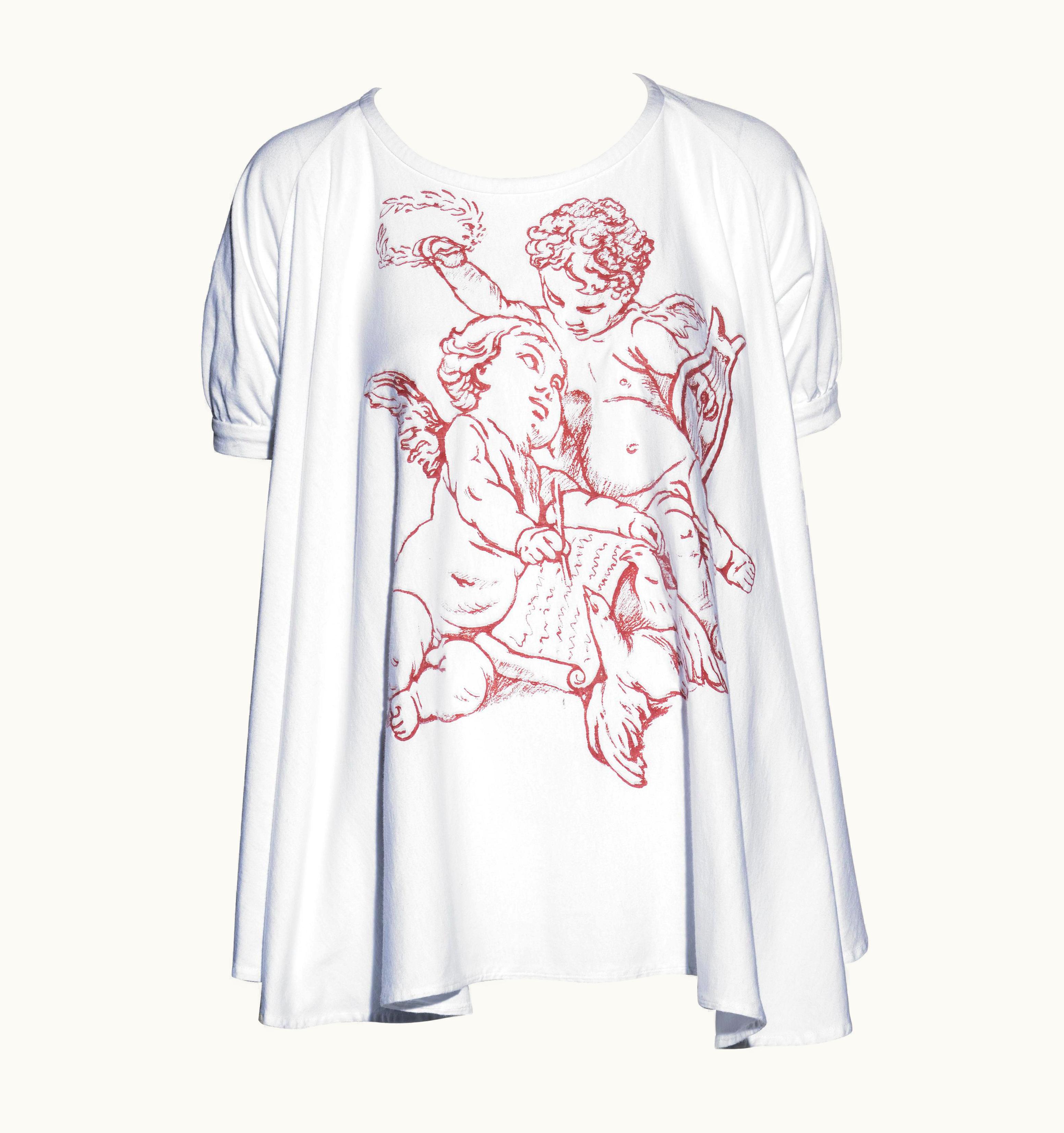 Vivienne Westwood Vivienne Westwood Cherub Print Wide Cut T-shirt, S/S 1991