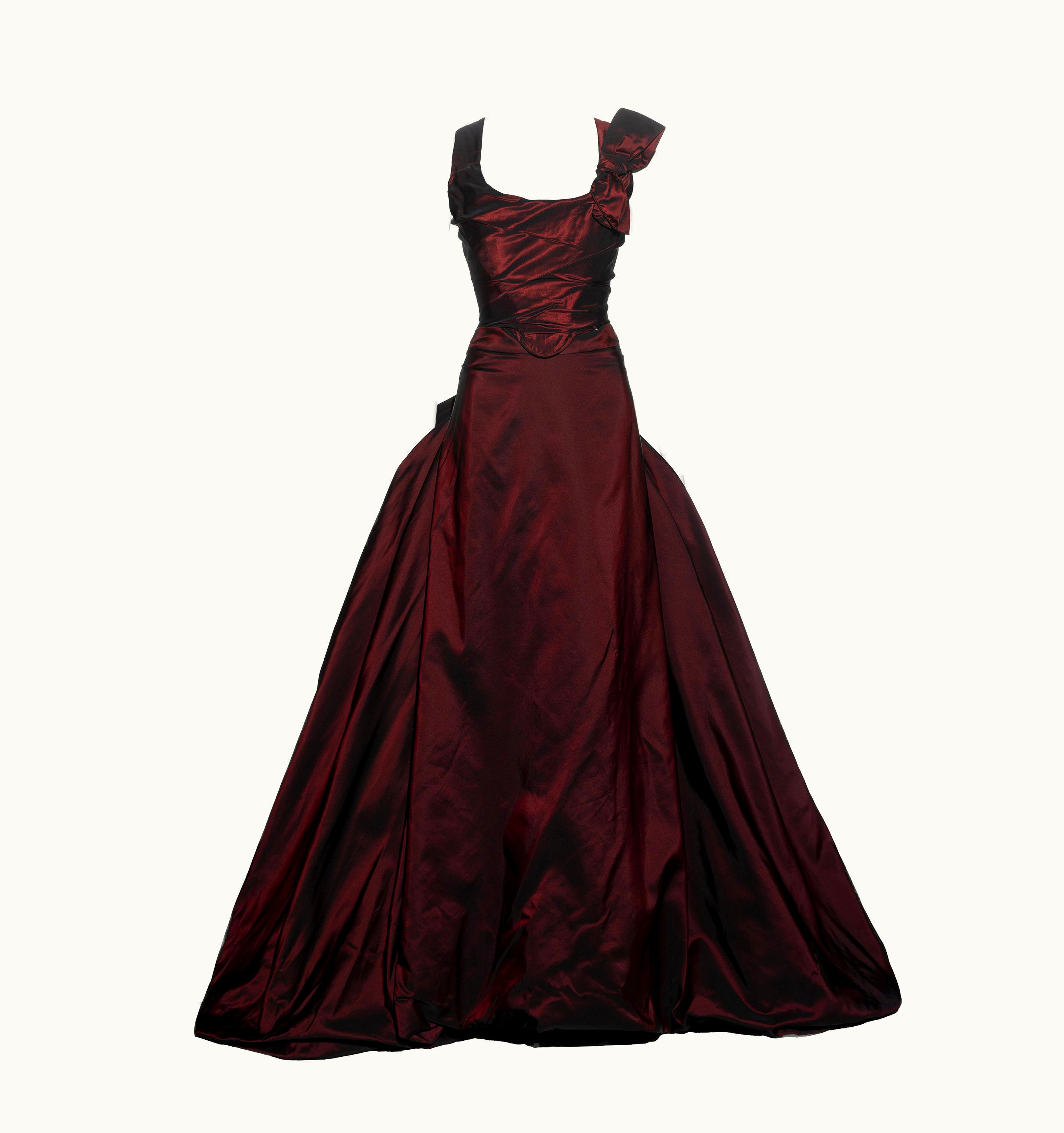 Vivienne Westwood Vivienne Westwood Couture Red Taffeta Corset And Ballgown Skirt, AW 1996