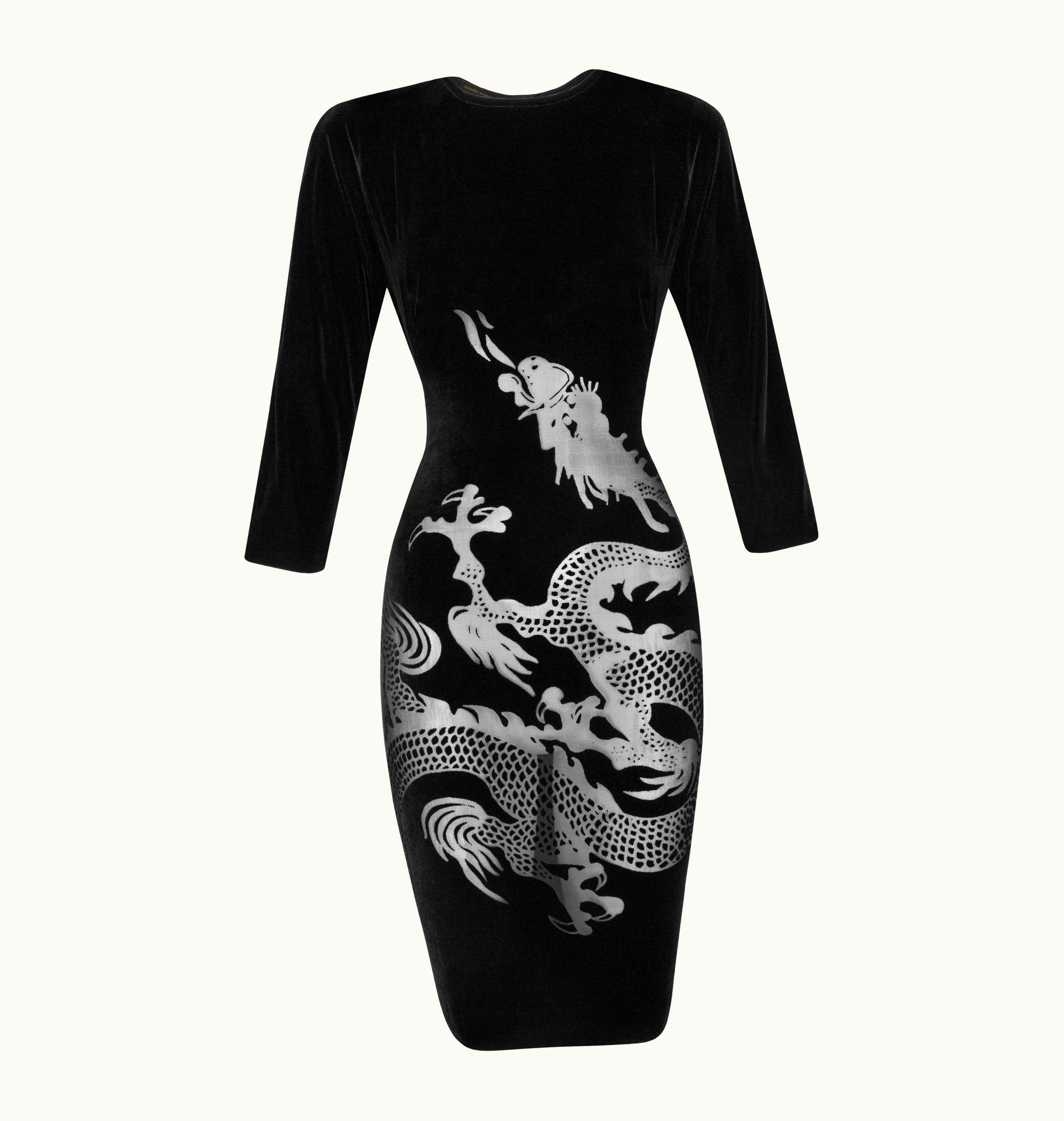 Alexander McQueen Alexander McQueen Spring 1997 La Poupée Dragon Dress