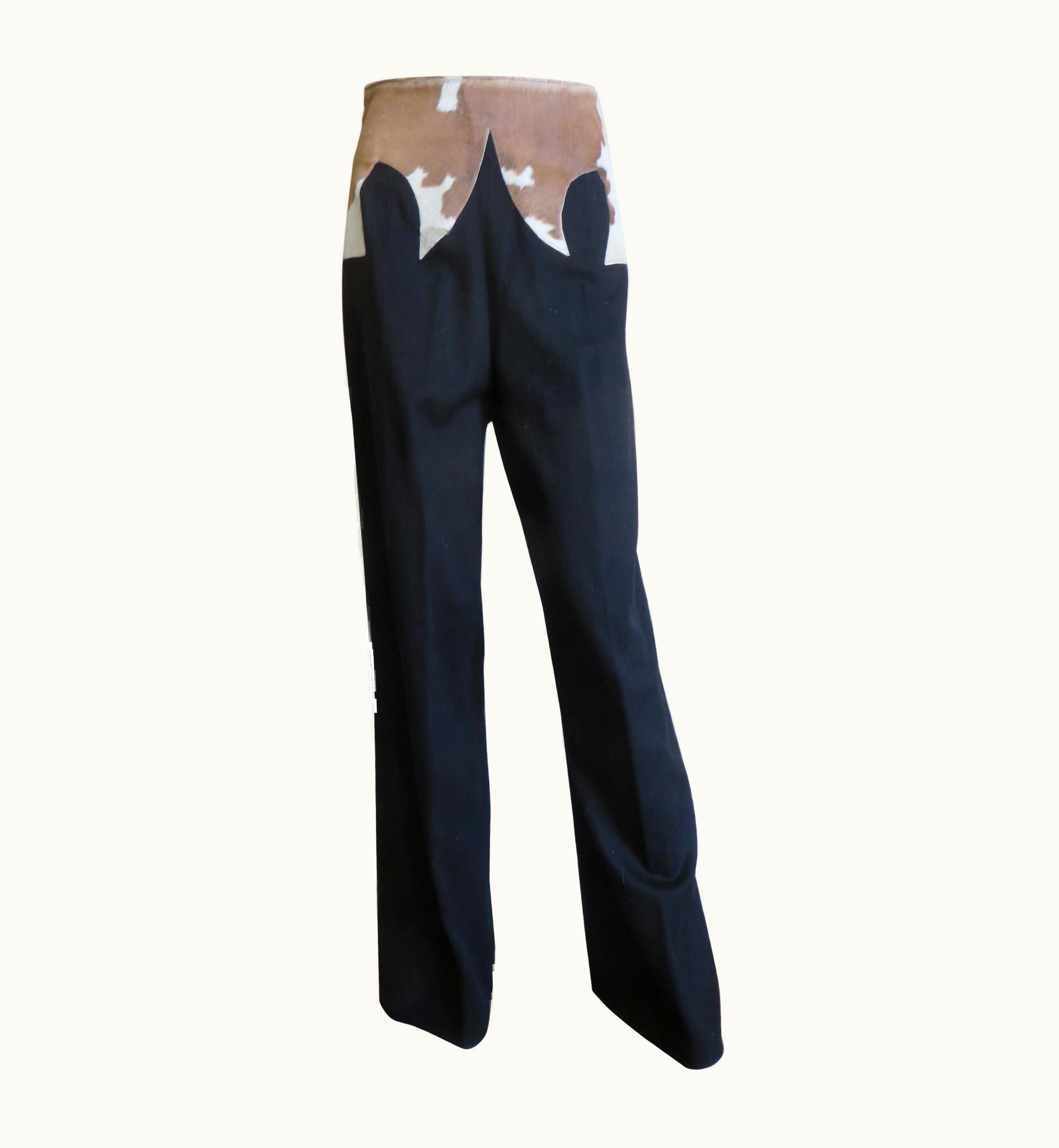 Alexander McQueen Alexander McQueen Iconic Cowhide Waist Pants AW 1997