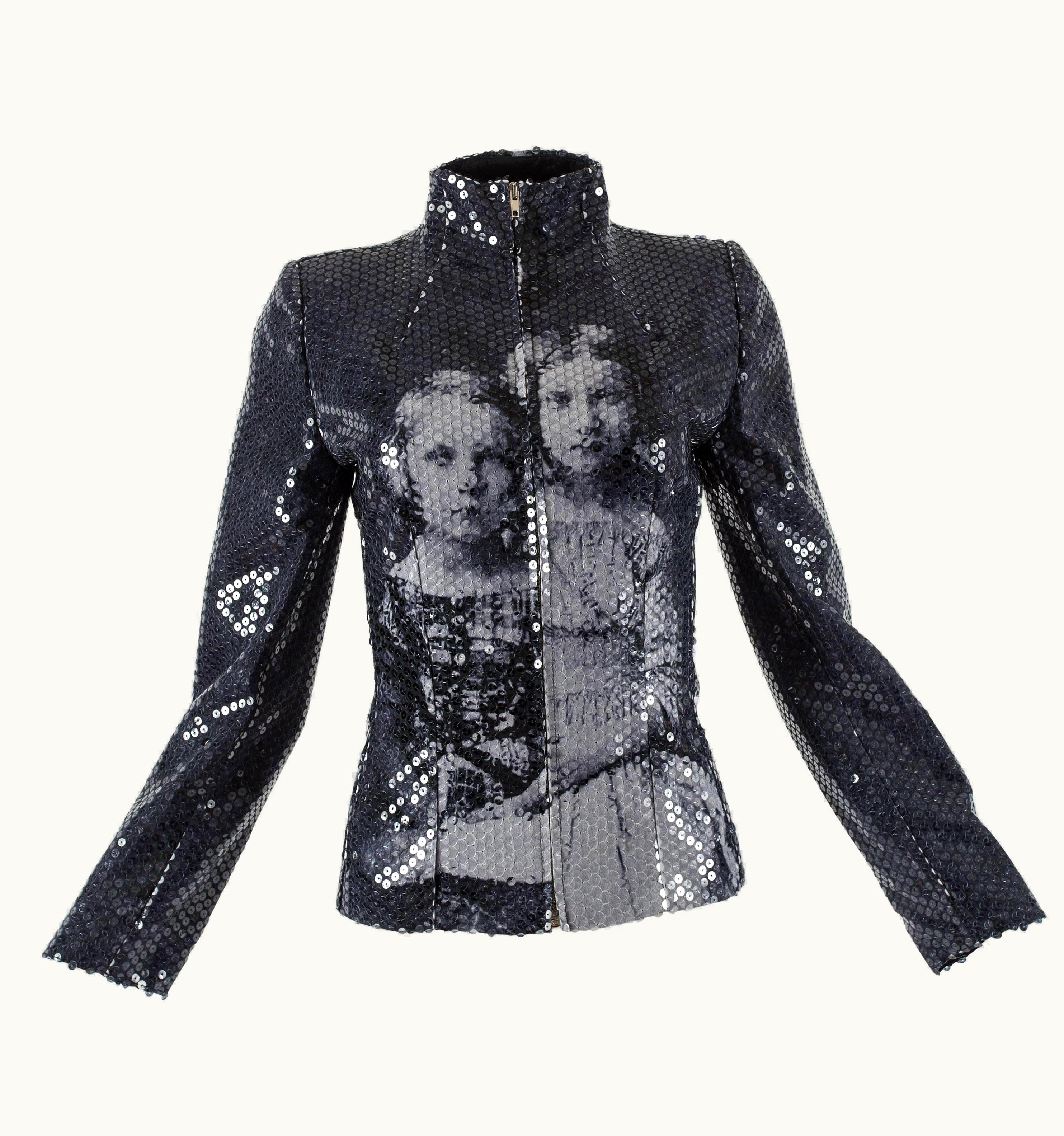 Alexander McQueen Alexander McQueen Autumn-Winter 1998 'Joan' Romanov Princess Sequin Jacket