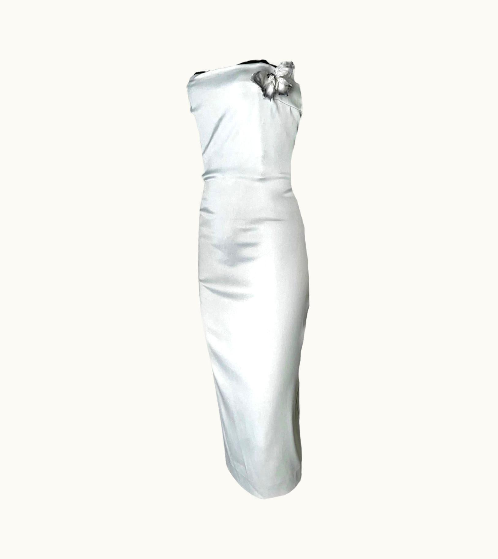 Dolce & Gabbana Dolce & Gabbana 1998 Rare Corset Style Dress With Butterfly