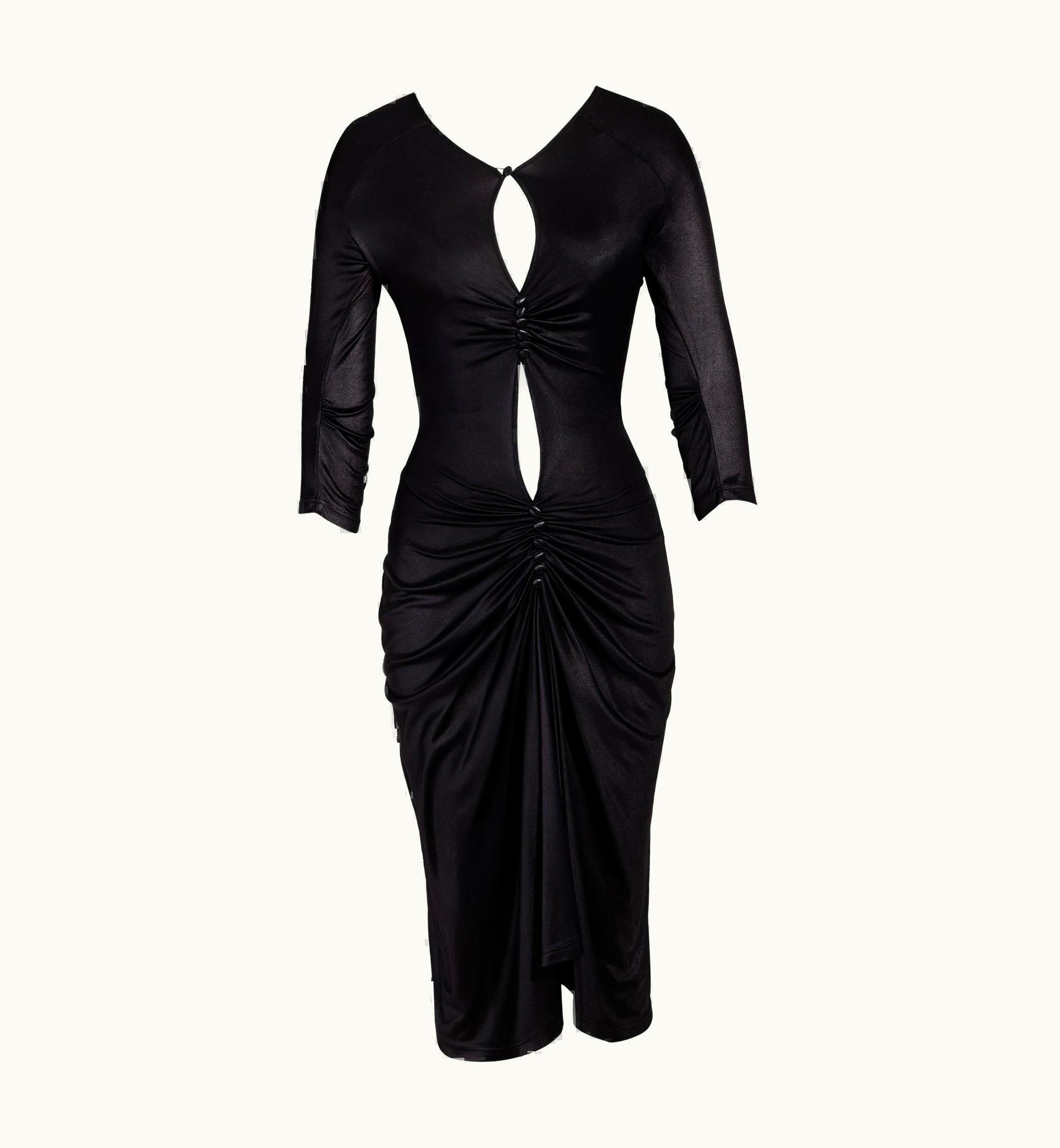 Vivienne Westwood AW 1998 Vivienne Westwood Red Label Black Keyhole Dress