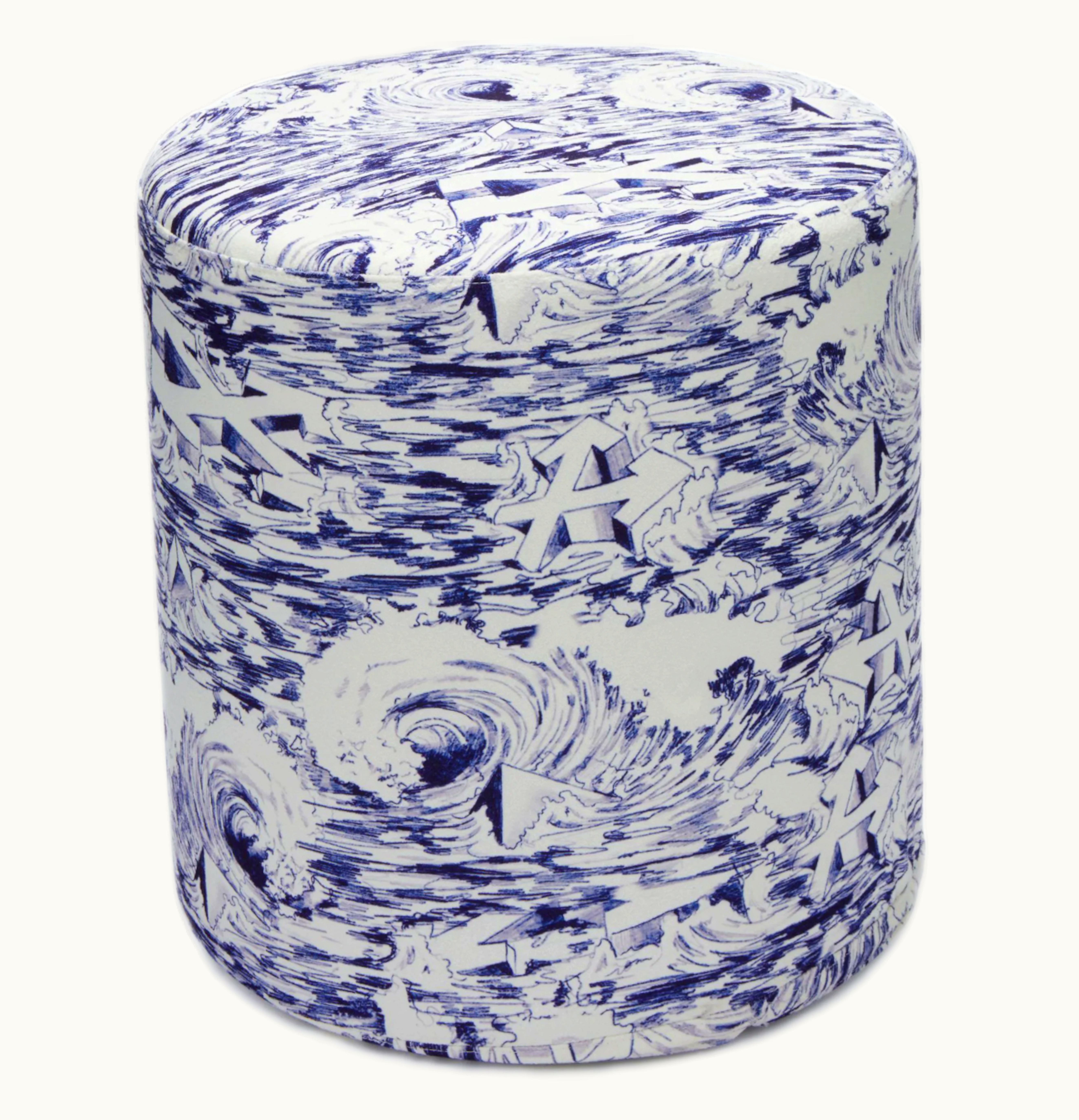 OFF-WHITE Off White Waves Pattern Stool