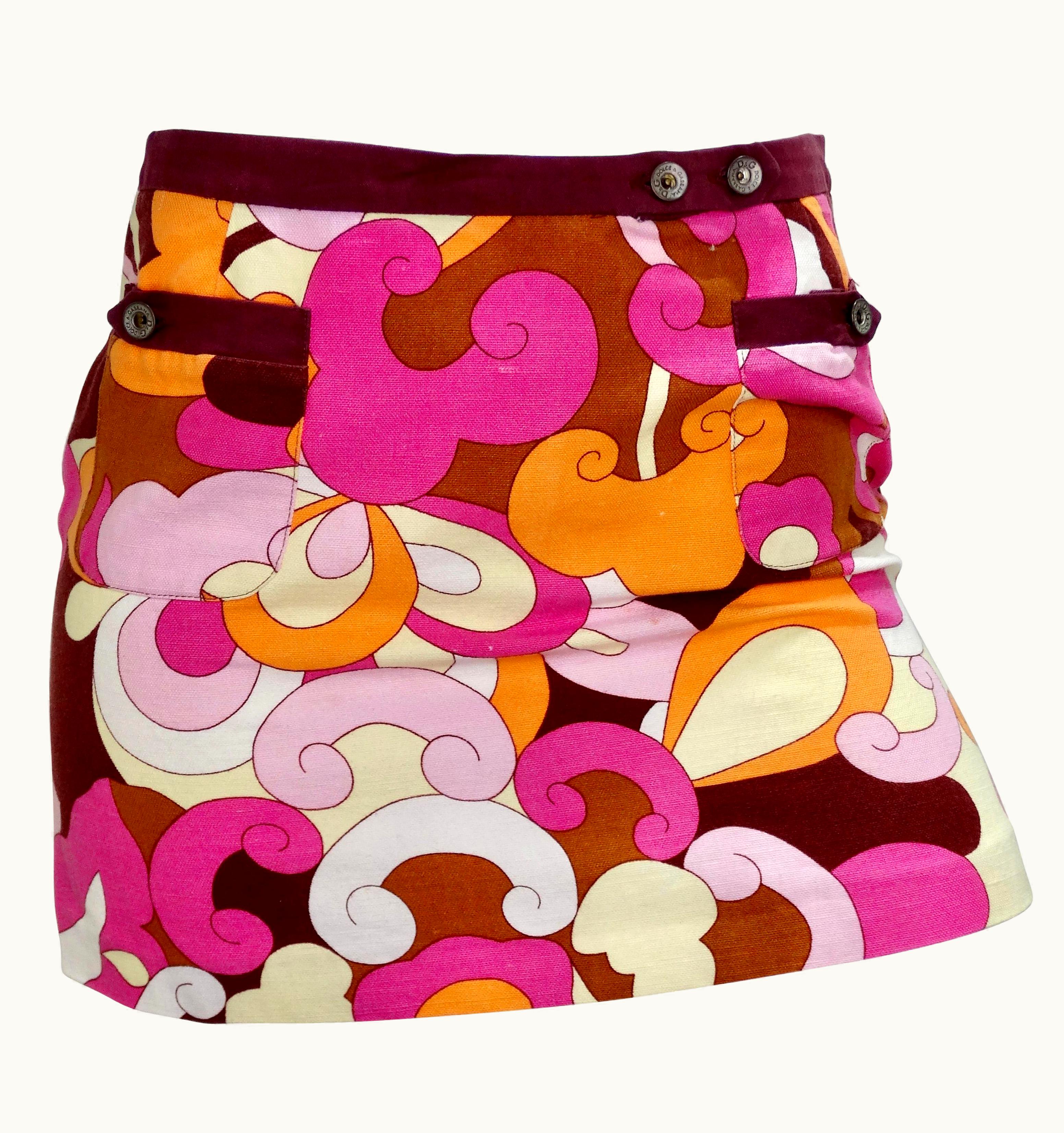 Dolce & Gabbana Dolce & Gabbana 1990s Mini Skirt