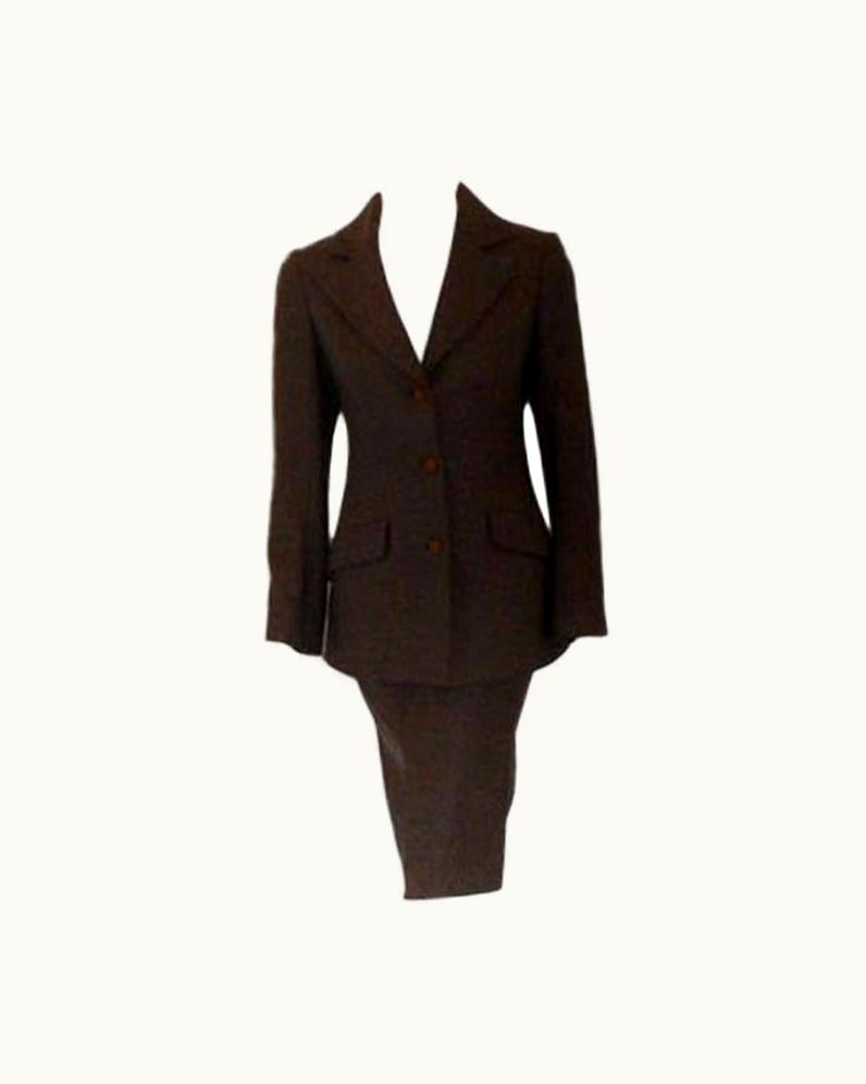 Vivienne Westwood Vivienne Westwood Wool/Cashmere 2pc Jacket And Skirt, Circa 2000
