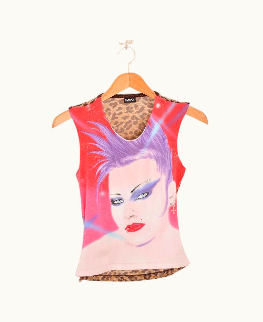 Dolce & Gabbana Dolce & Gabbana Punk Face Vest