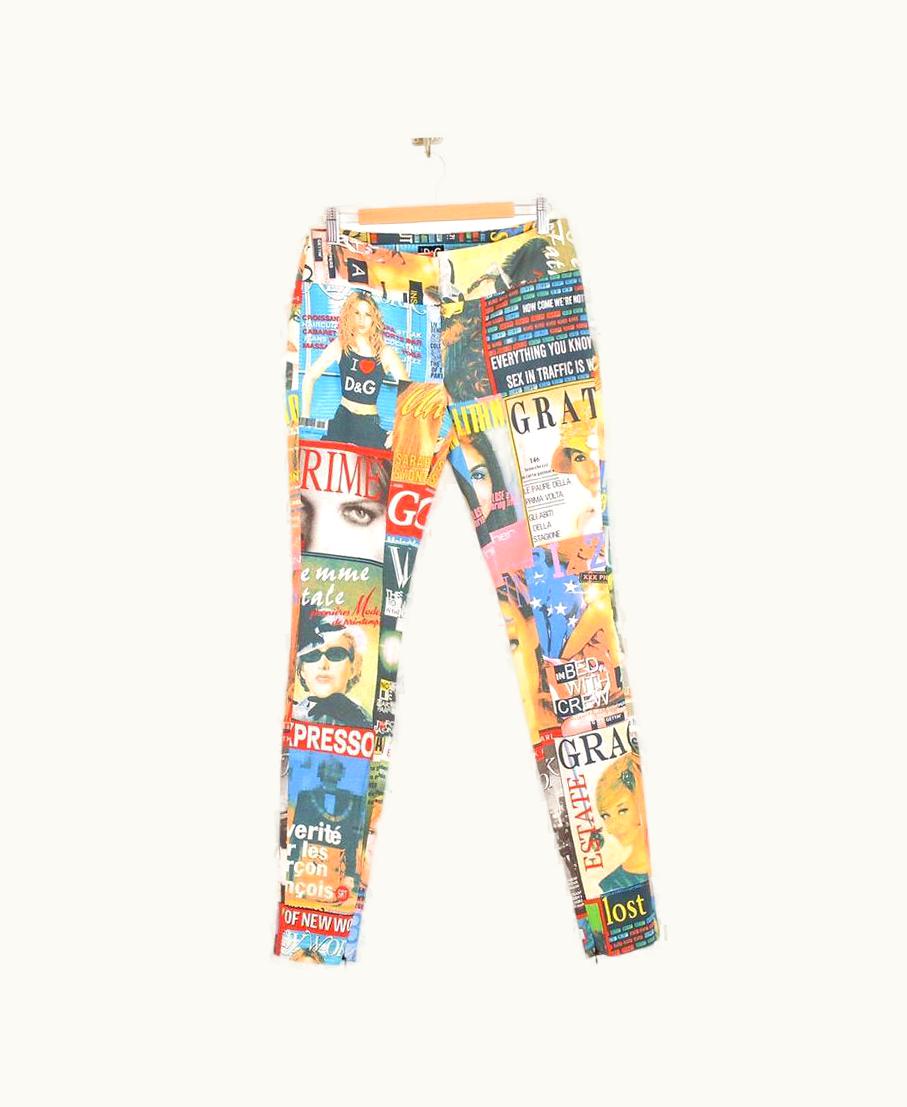 Dolce & Gabbana Dolce & Gabbana Magazine Low Waist Trousers