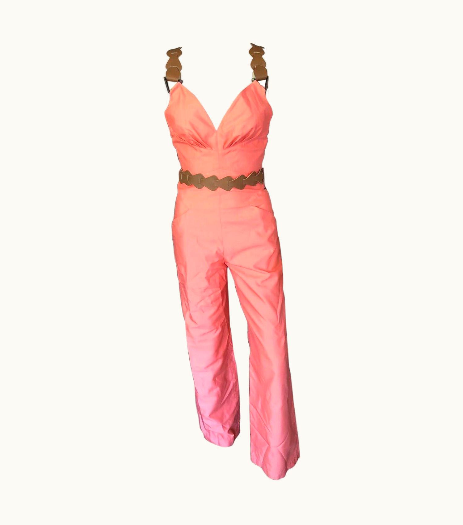 Mugler Thierry Mugler S/S 2001 Couture Runway Open Back Jumpsuit