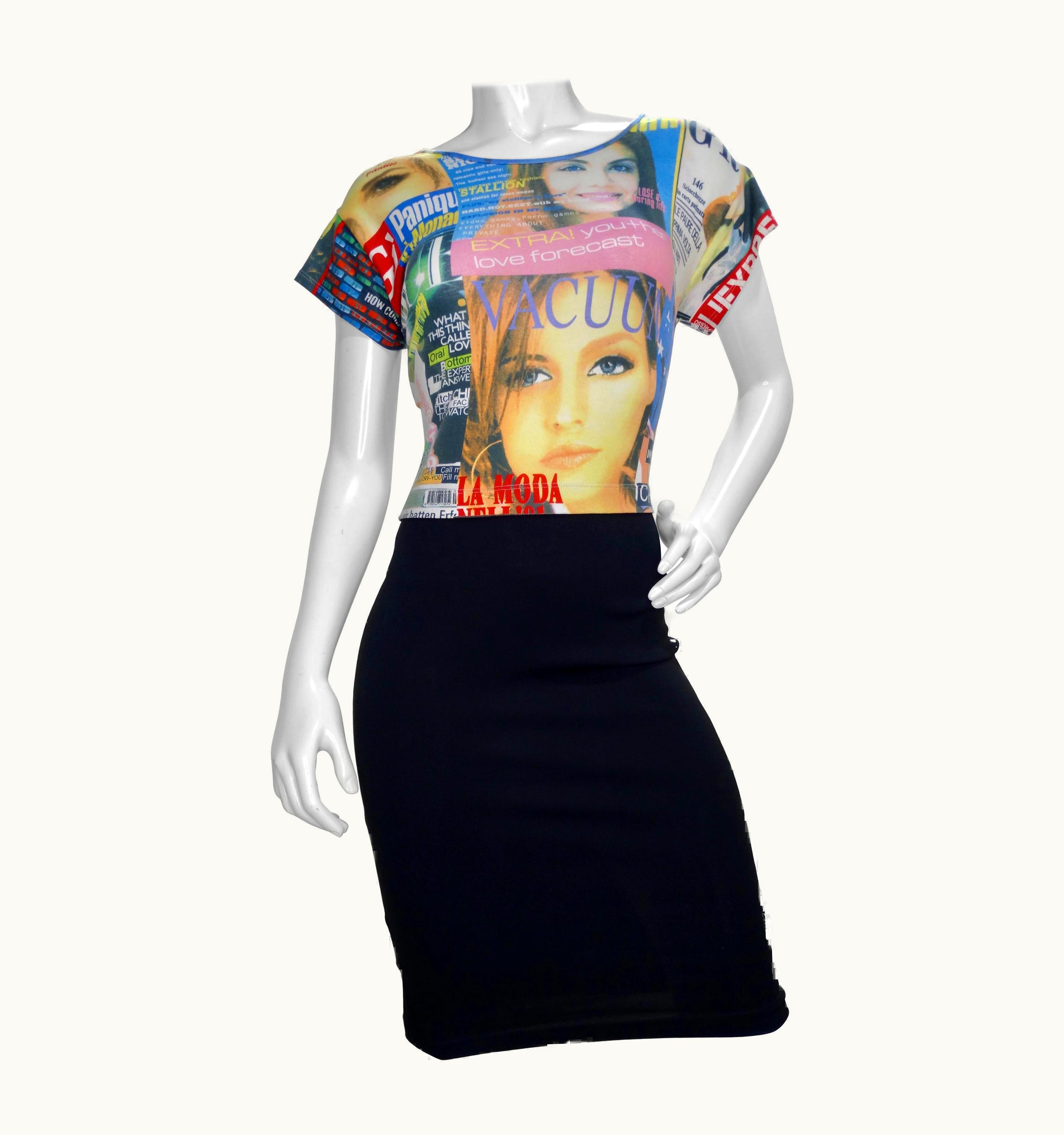 Dolce & Gabbana Dolce & Gabbana Magazine Print Dress