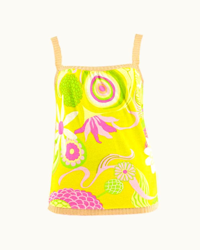 Dolce & Gabbana Dolce And Gabbana Psychedelic Print Camisole Spring 2004