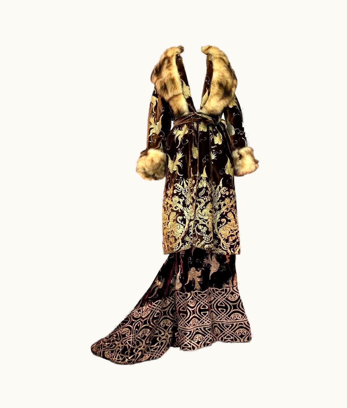Roberto Cavalli Roberto Cavalli Runway/Editorial Coat & Skirt Fall/Winter 2006 it & 42it