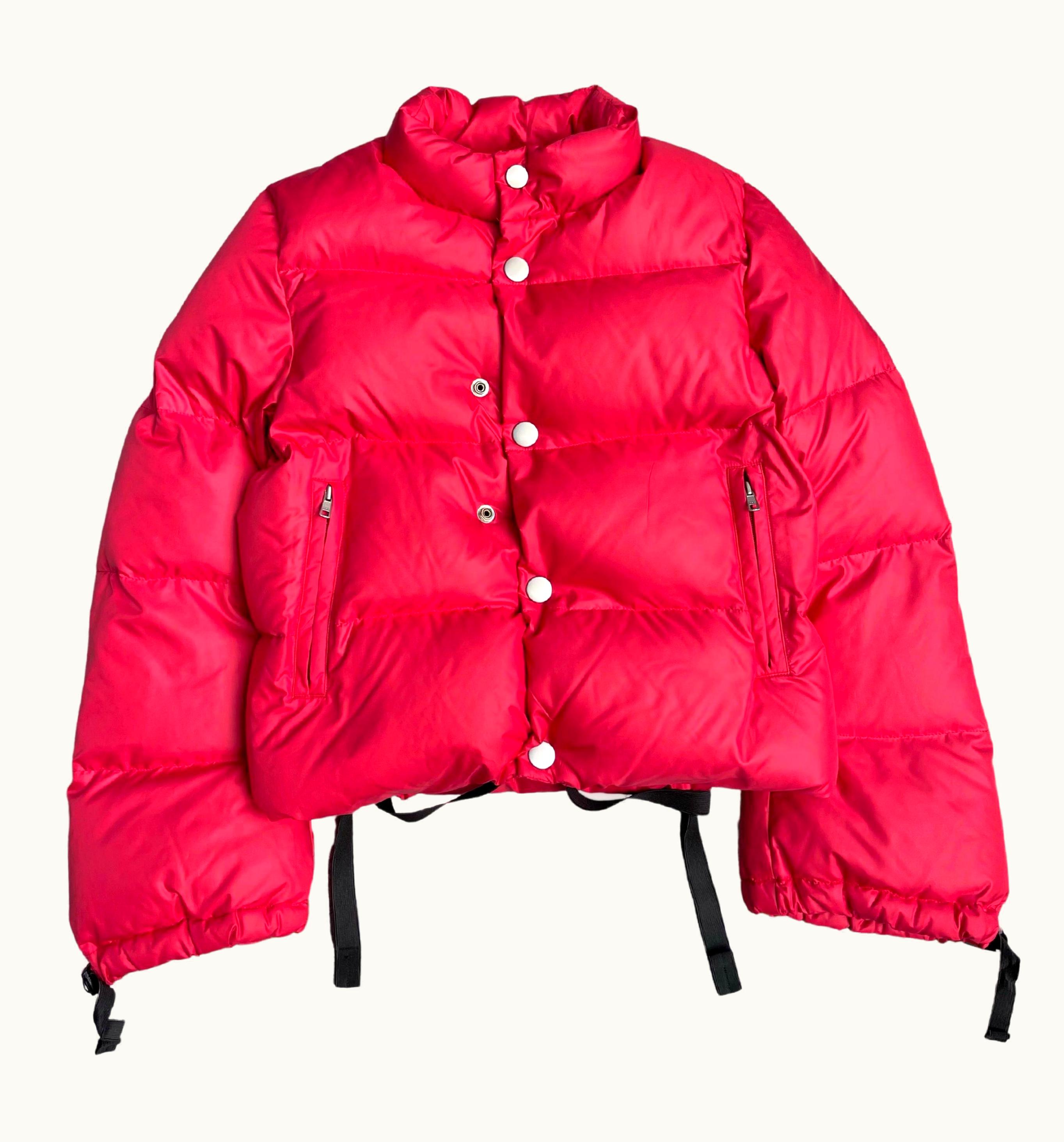 Junya Watanabe Junya Watanabe Red Polytail Detail Puffer Jacket, Autumn Winter 2007