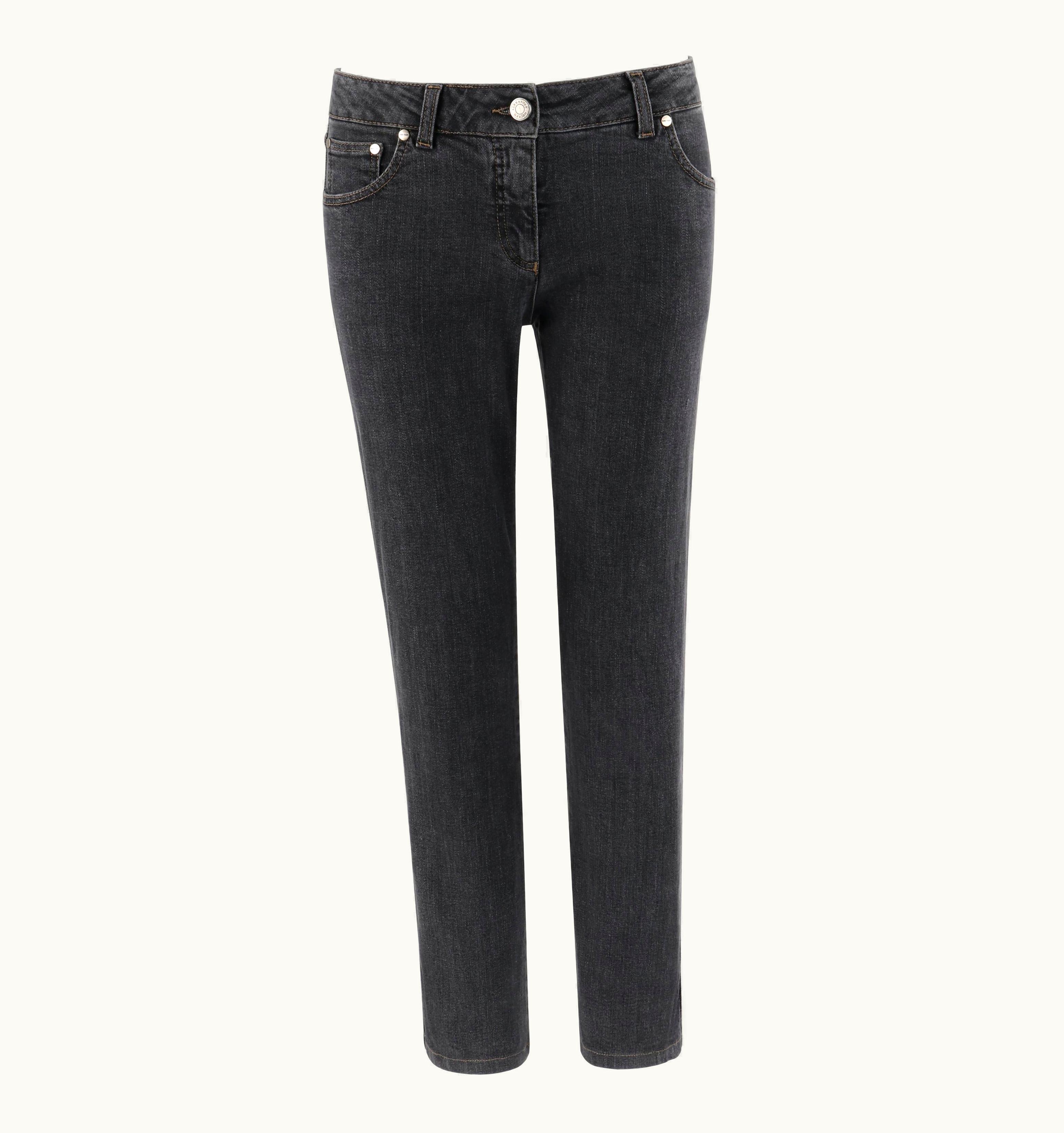 Alexander McQueen Alexander McQUEEN S/S 2007 "Saraband" Grey Low Rise Skinny Jeans Pants