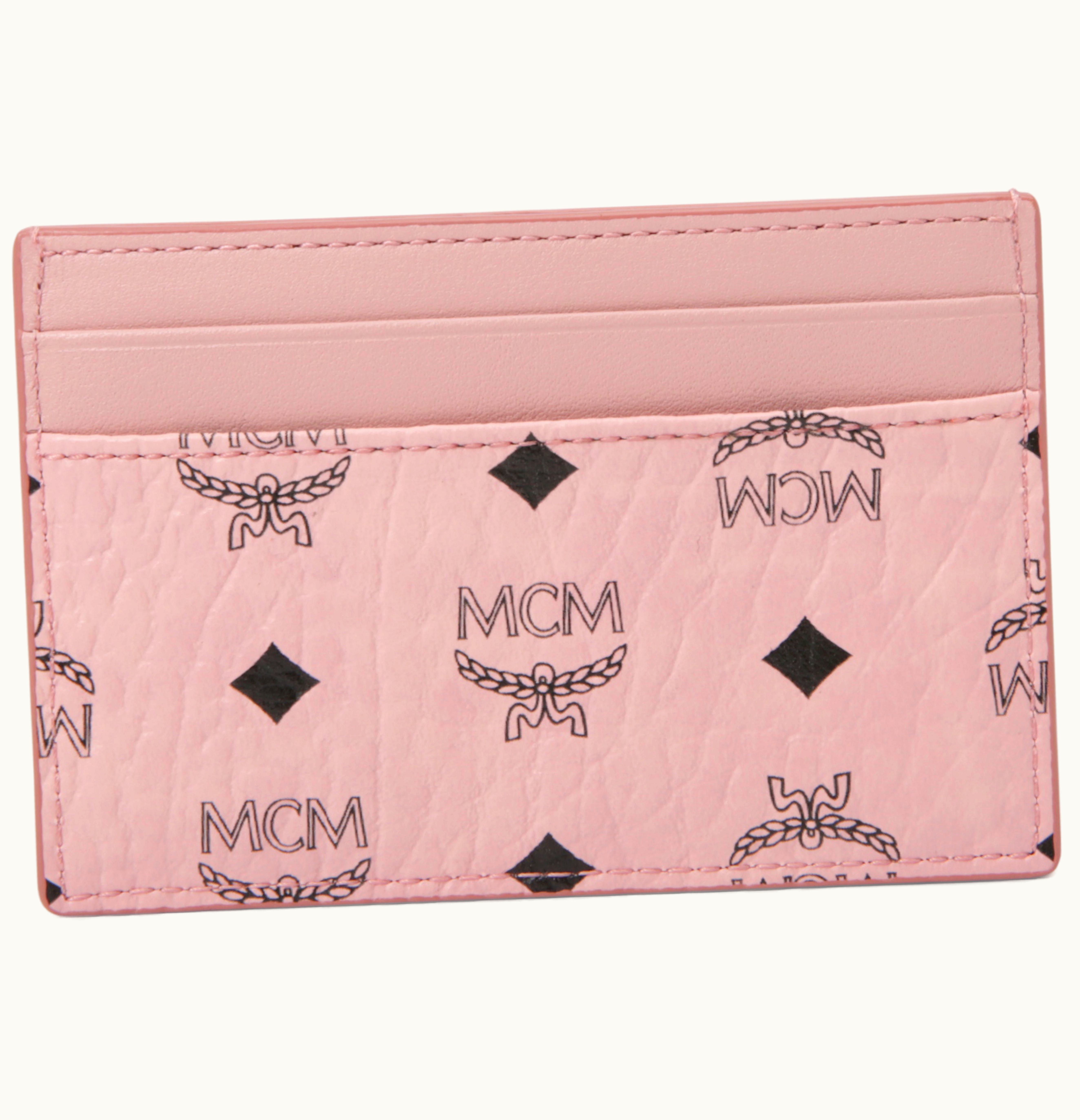MCM MCM Card Case Visetos Mini Soft Pink 1