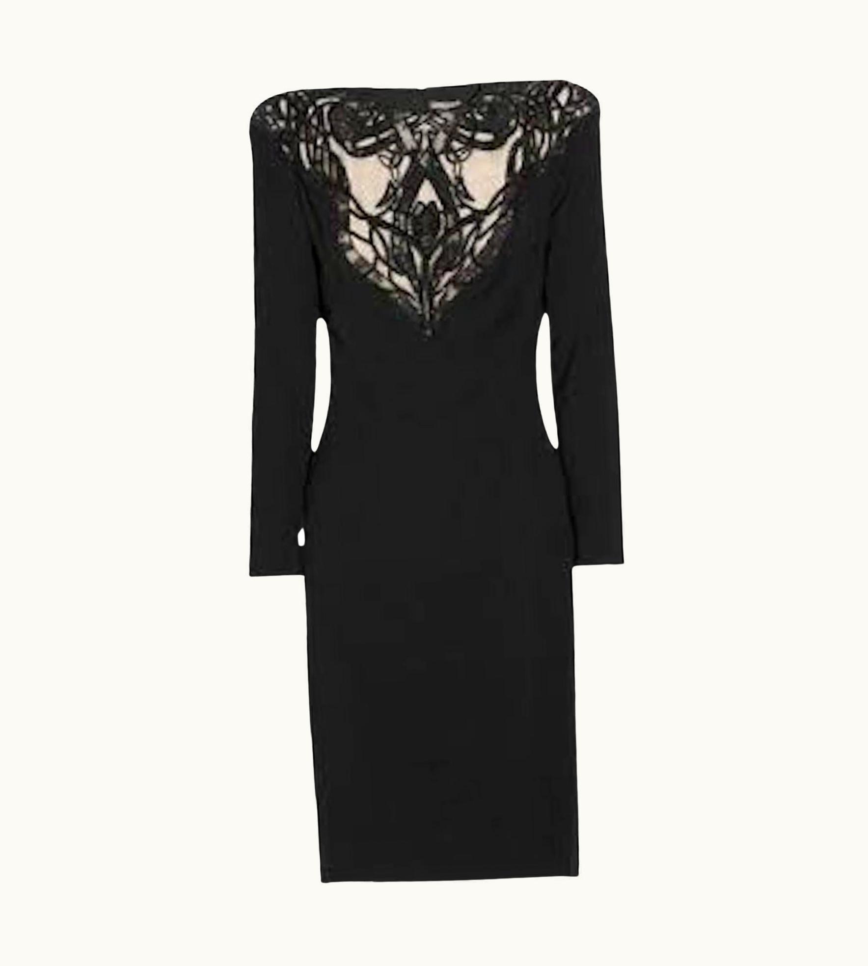 Alexander McQueen AW 2010 Vintage Alexander McQueen Beaded Lace Dress
