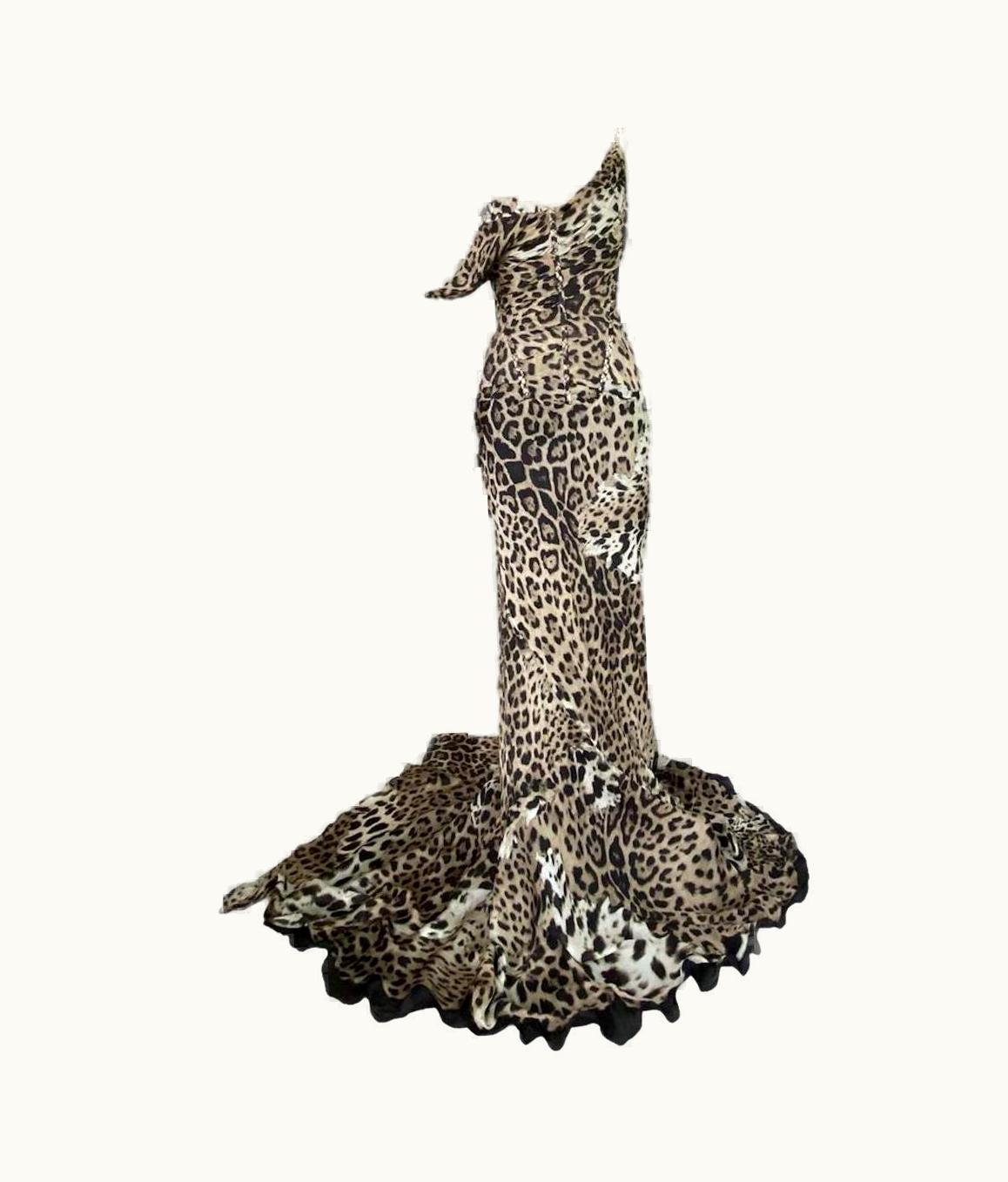 Roberto Cavalli Roberto Cavalli 40th Anniversary Leopard Corset Dress Pre-Fall 2010 it