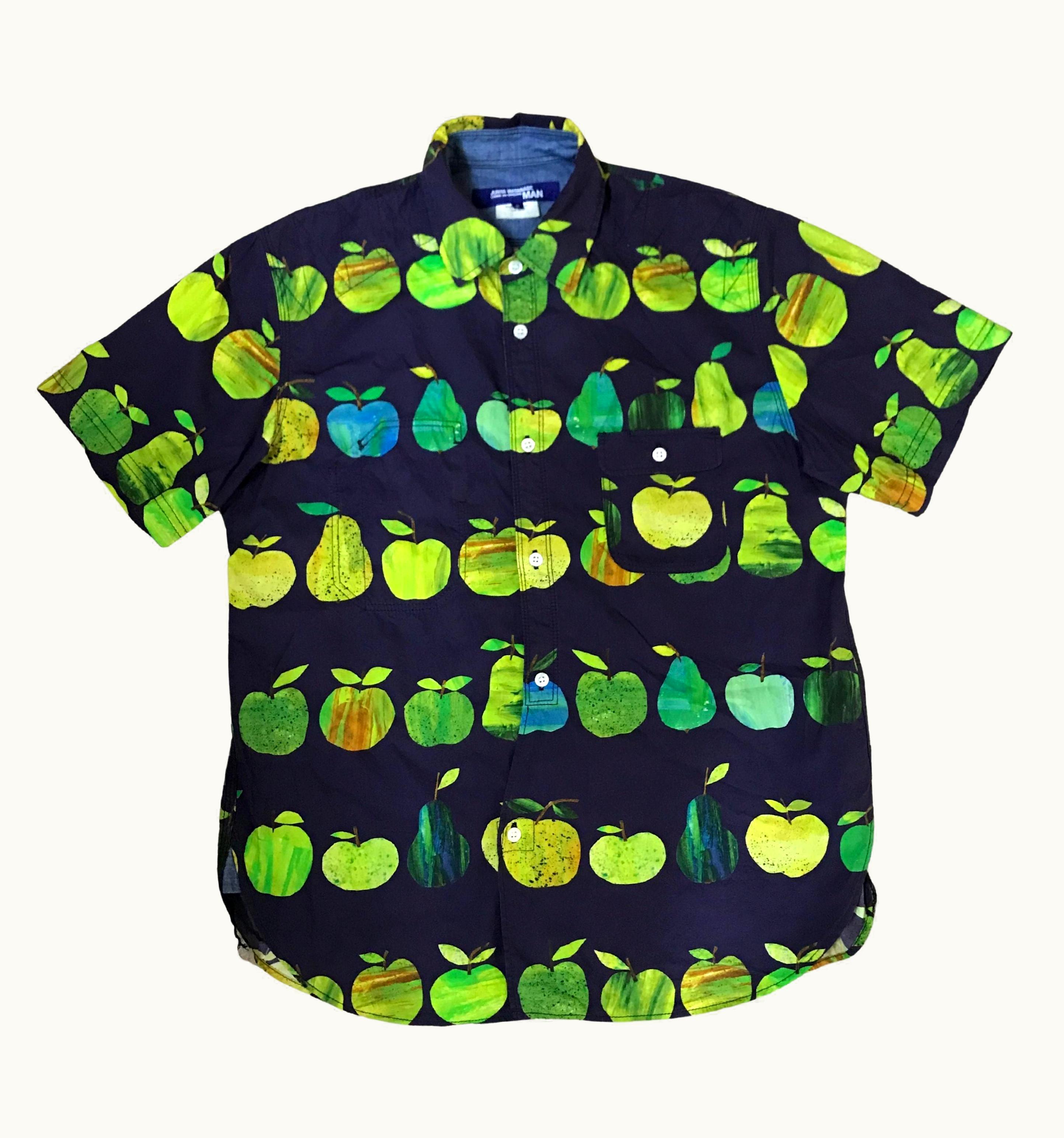 Junya Watanabe Man Pear Print Shirt, Spring Summer 2019