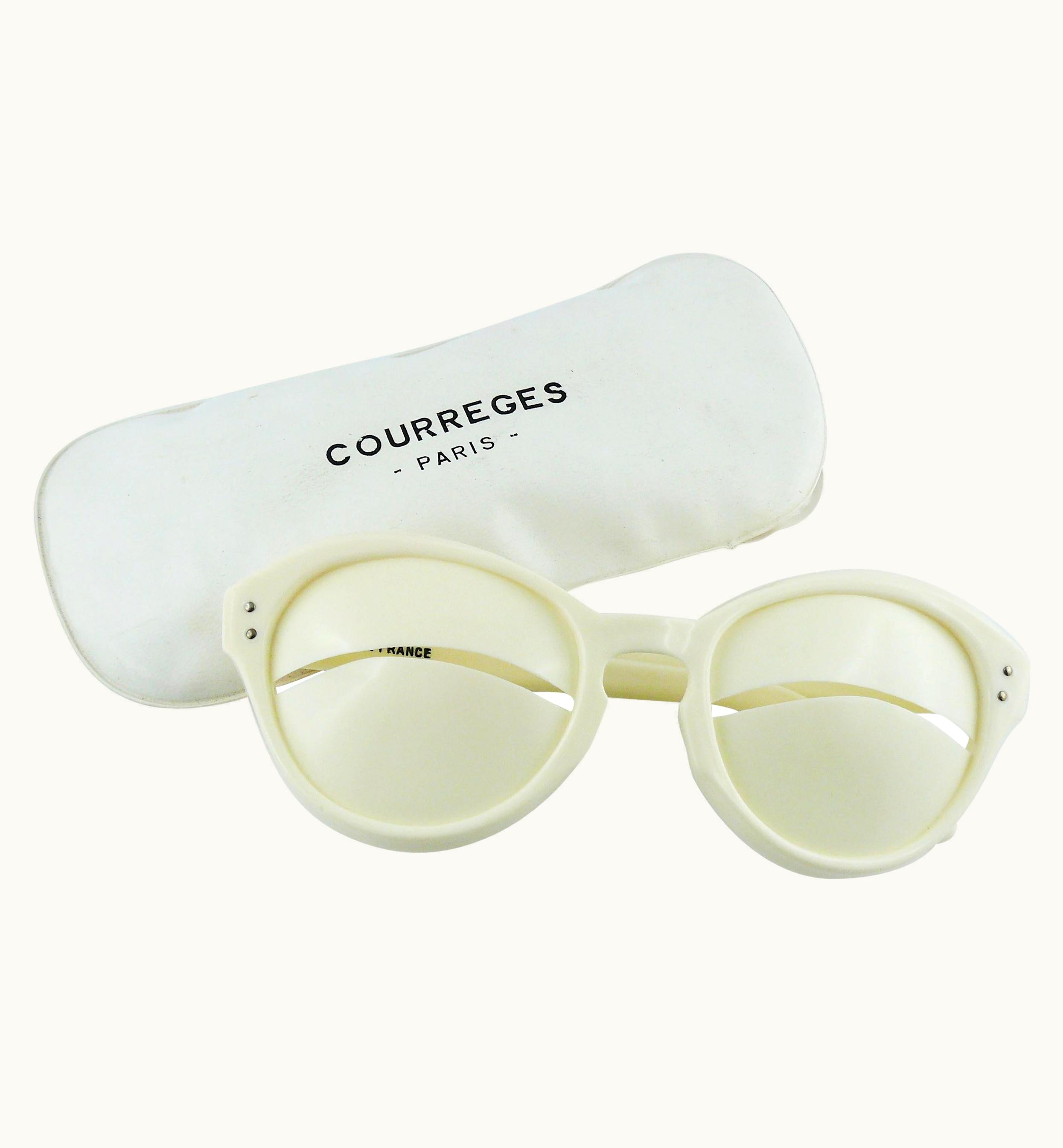 Courrèges Vintage Iconic Eskimo Eclipse Sunglasses