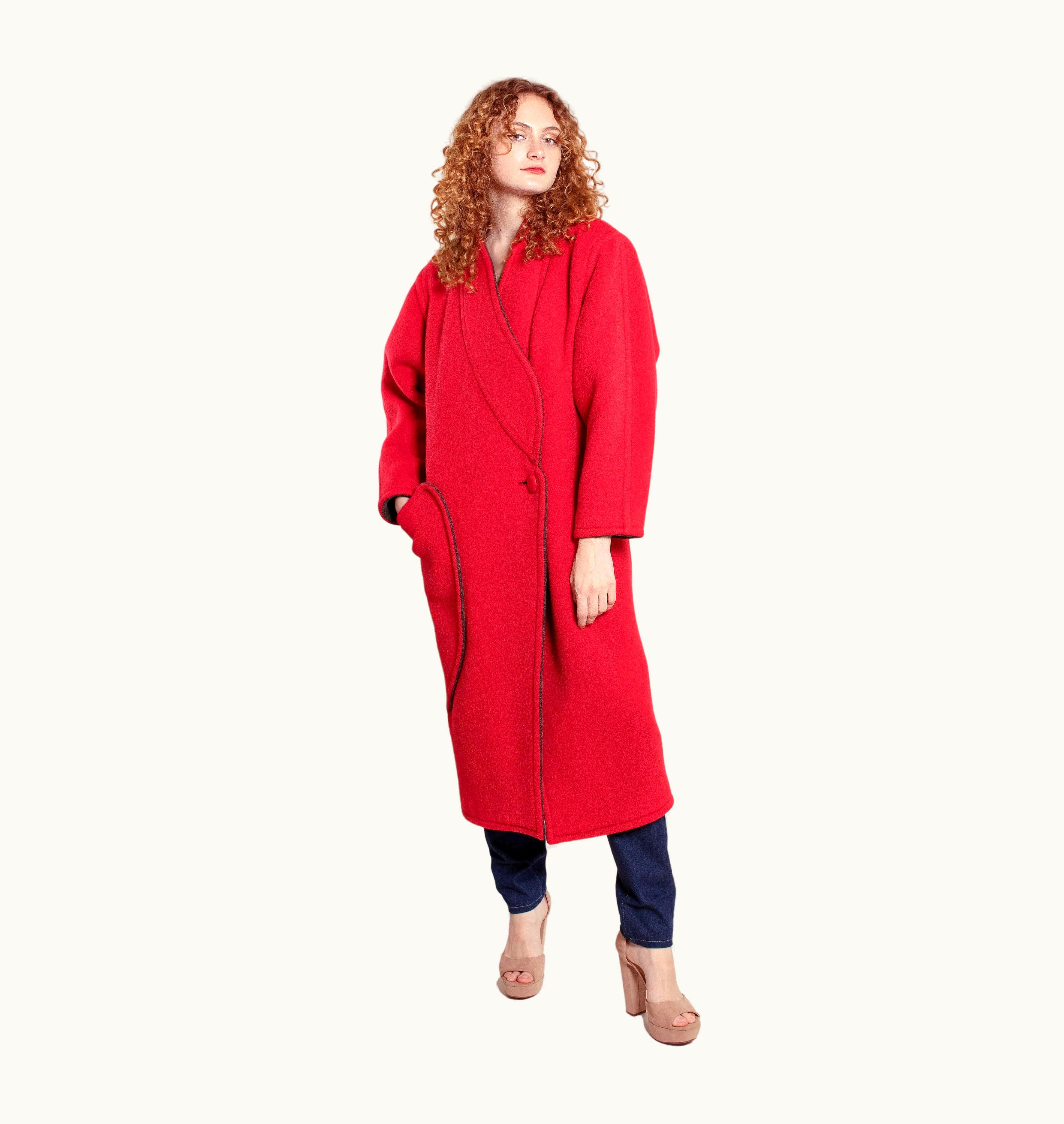Courrèges Courrèges Red Wool Coat
