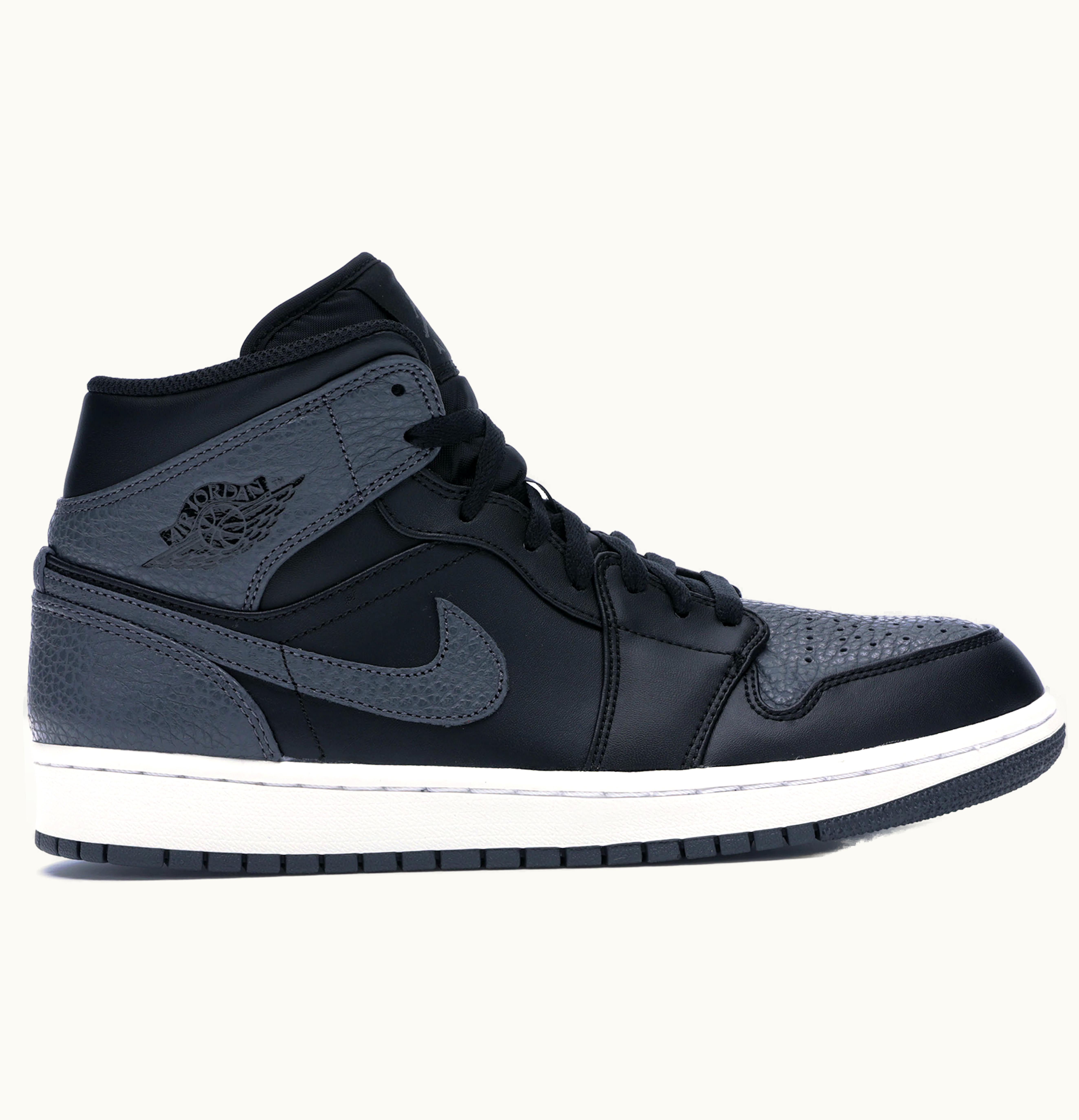 Jordan Air Jordan 1 Retro Mid Black Dark Grey