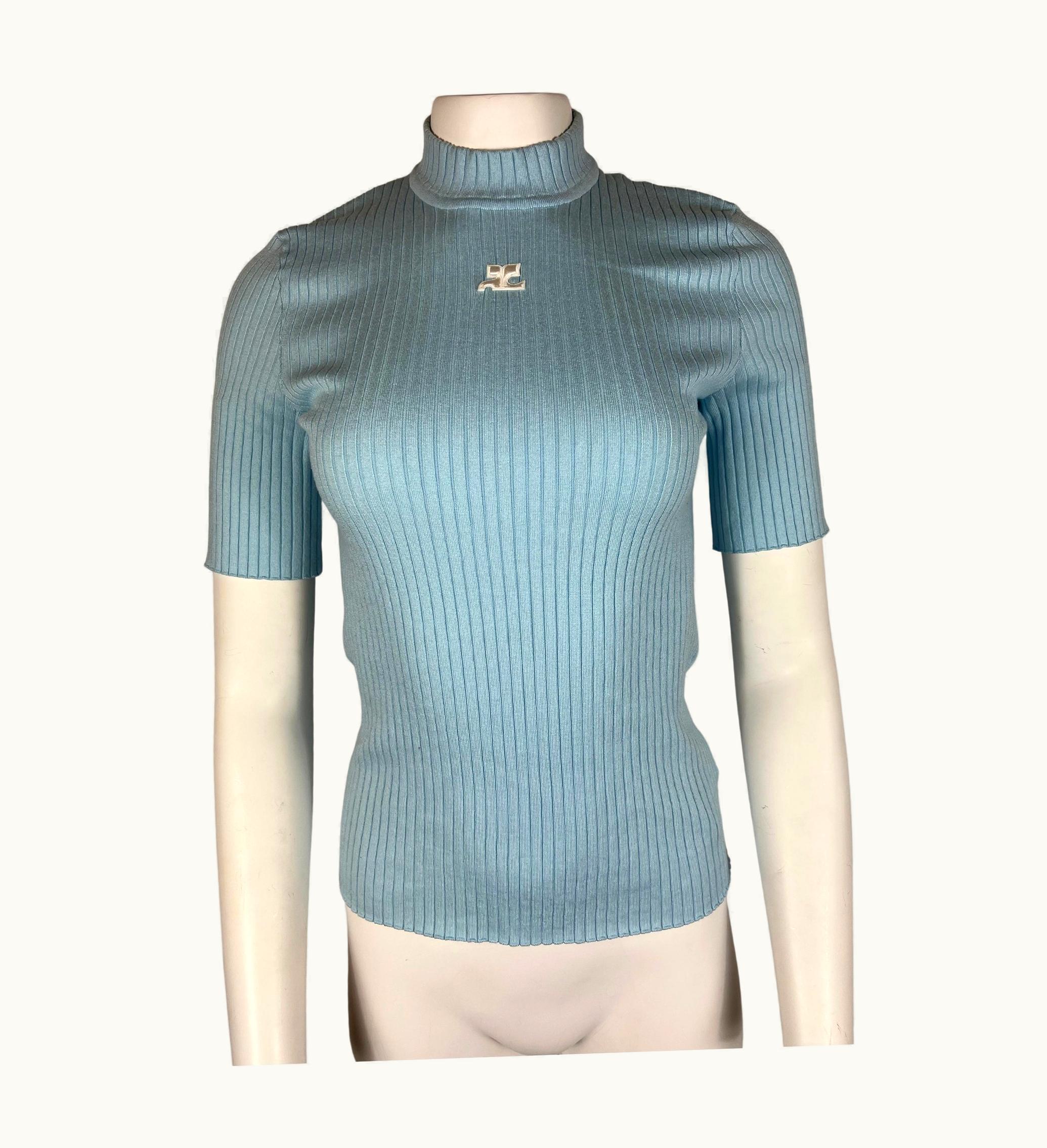 Courrèges Courrèges Blue Top