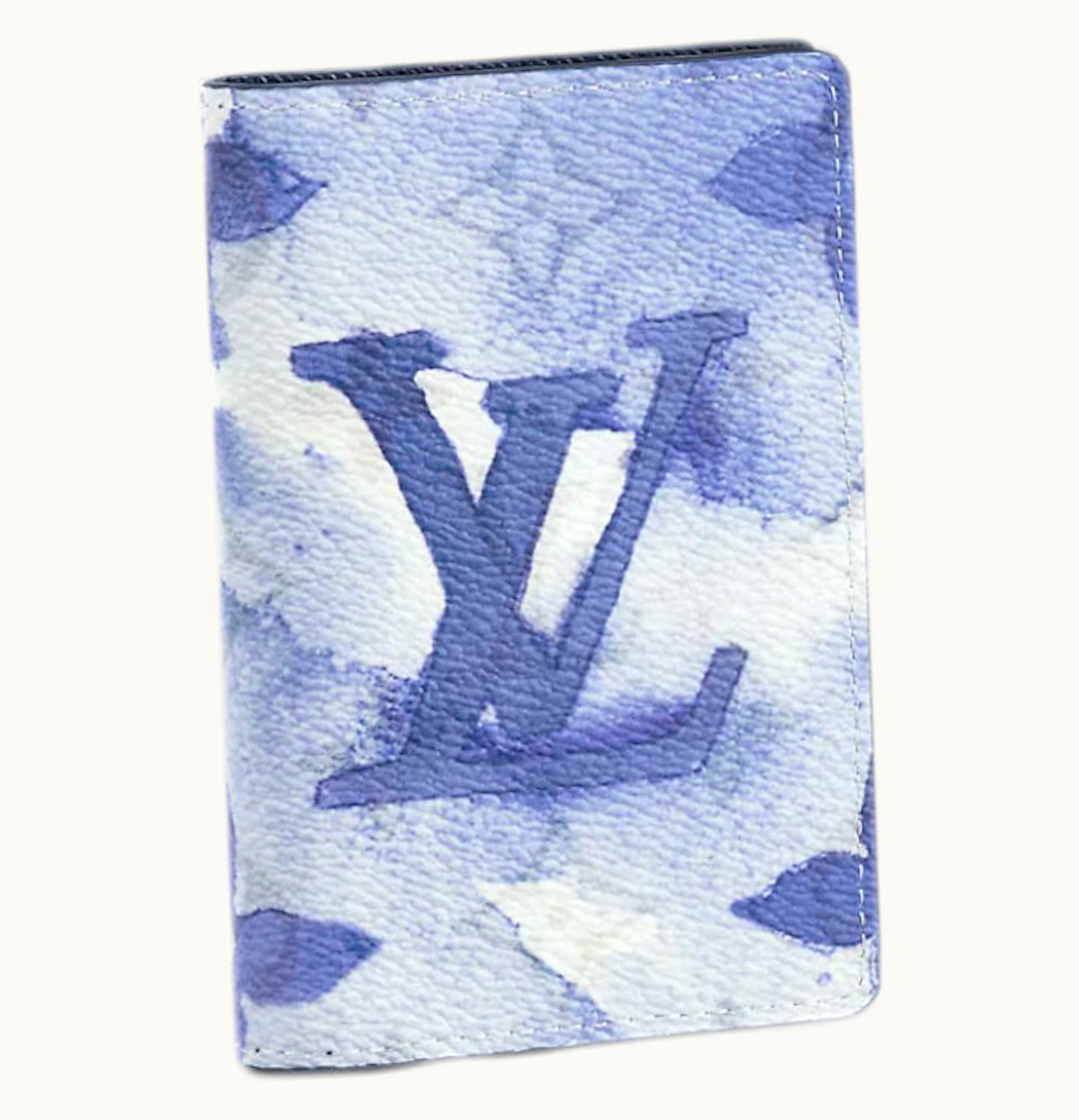 Louis Vuitton Louis Vuitton Pocket Organizer Ink Watercolor Blue