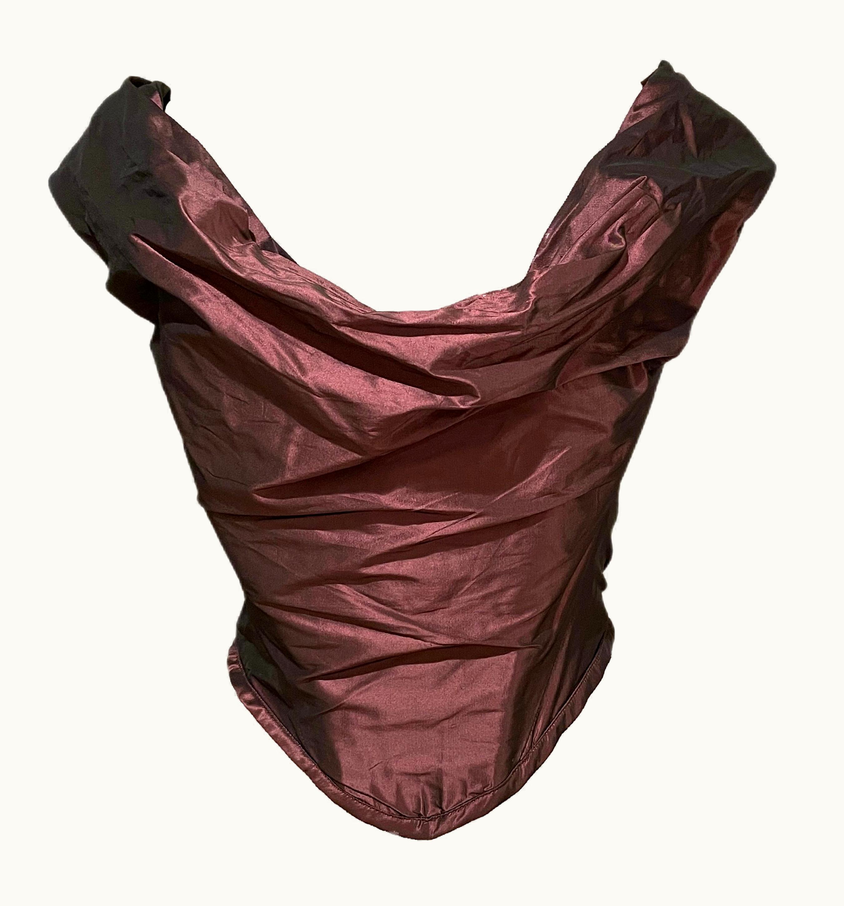 Vivienne Westwood Vivienne Westwood Hard Boned Silk Blend Corset