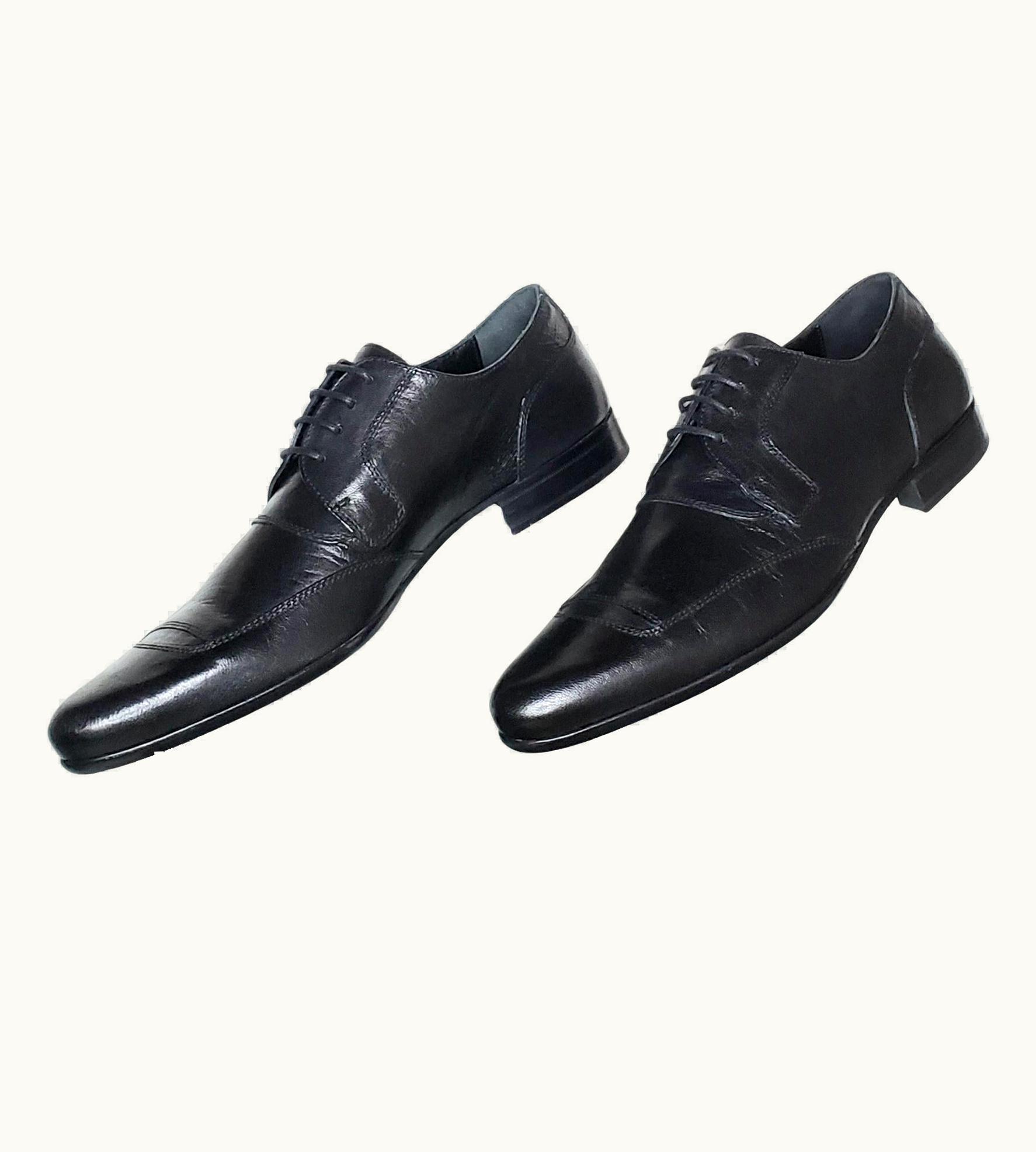 Dolce & Gabbana Vintage Dolce & Gabbana D&G Black Leather Oxford Shoes