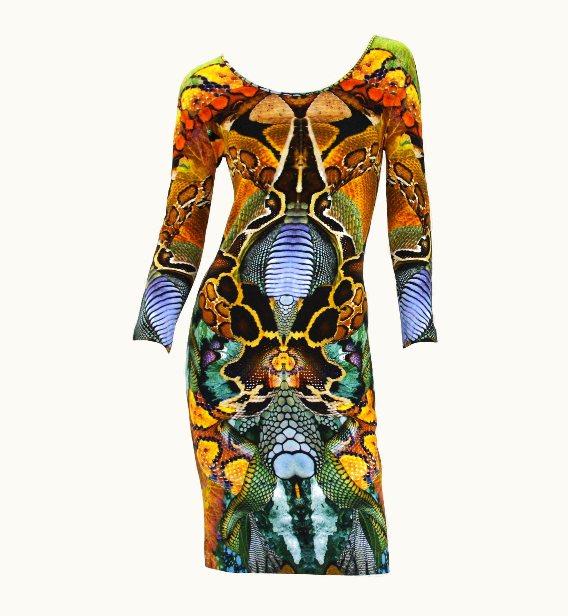 Alexander McQueen Alexander McQueen S/S 2010 *Plato' Atlantis* Collection Stretch Dress 42 Us