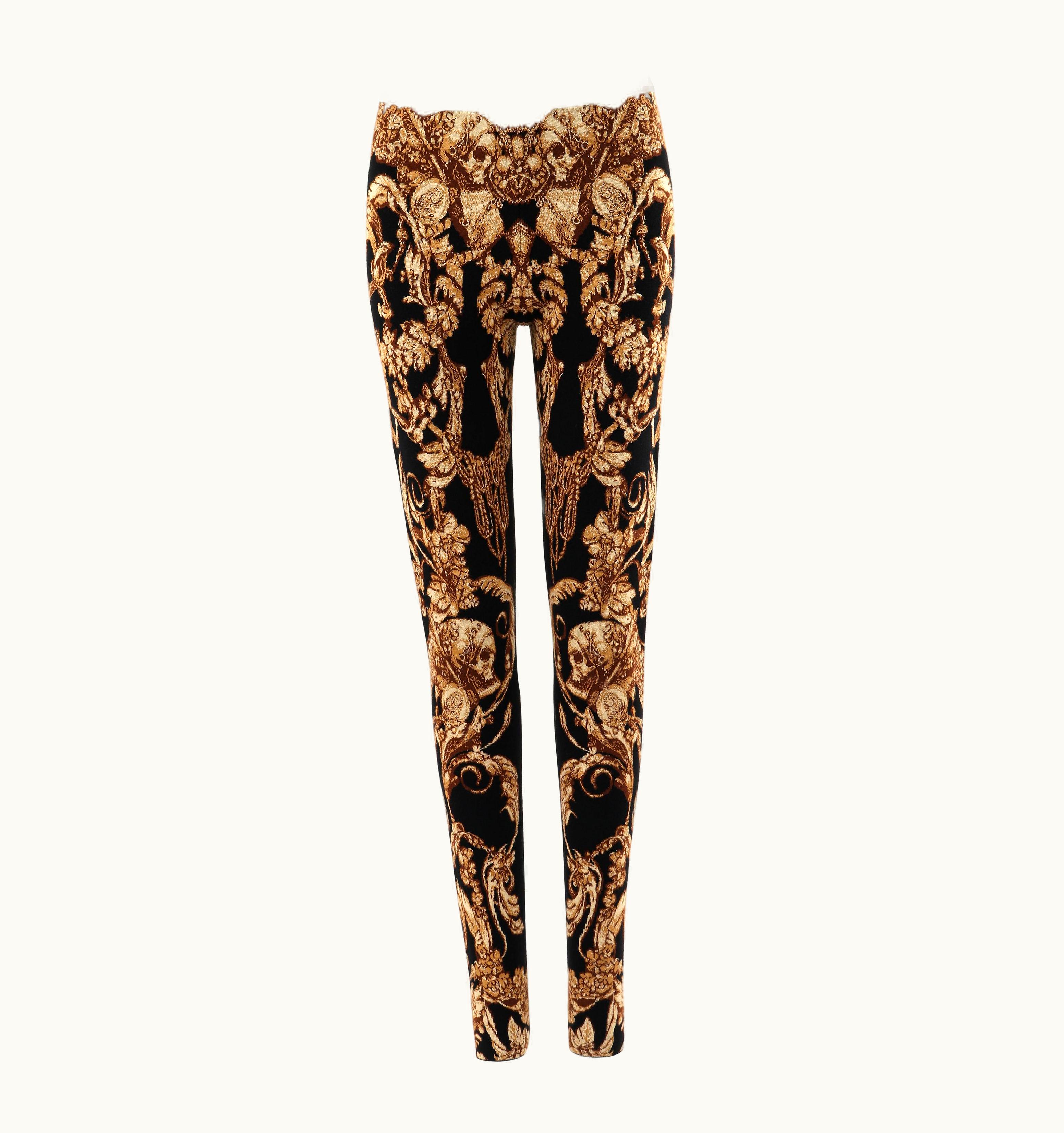 Alexander McQueen Alexander McQUEEN AW 2010 "Angels & Demons" Grinling Gibbons Knit Leggings
