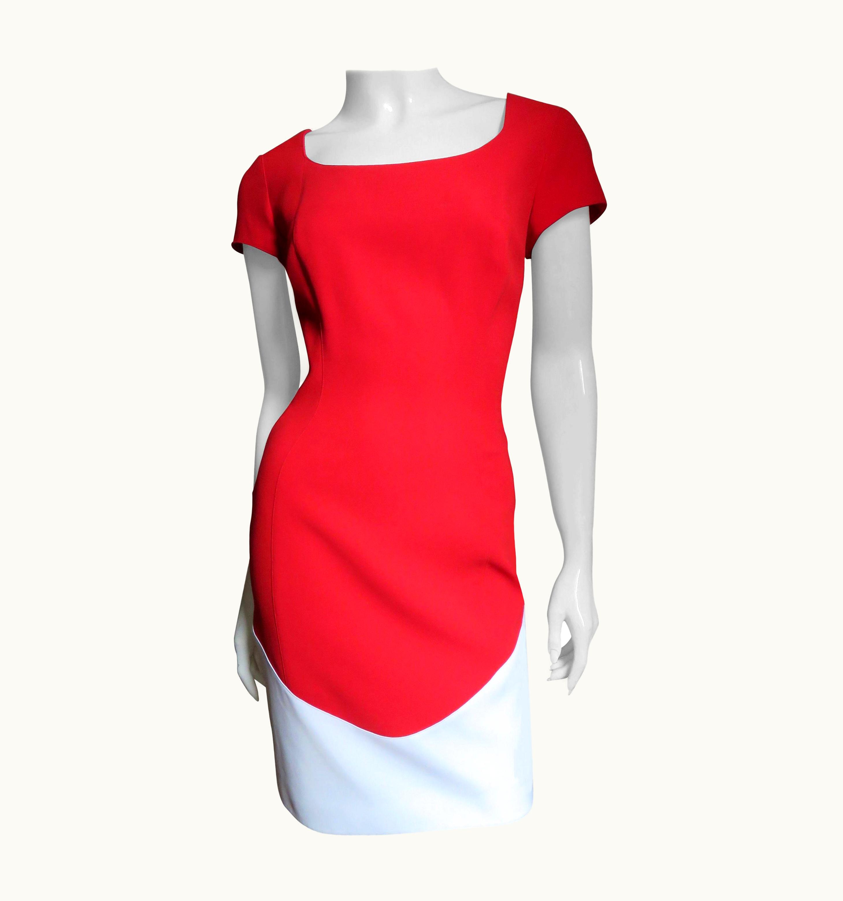 Mugler Thierry Mugler Color Block Dress UZ0604345