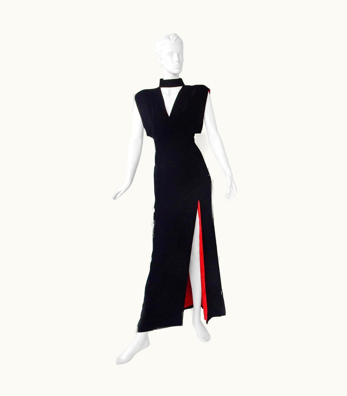 Mugler Thierry Mugler Couture Old Hollywood Glamour 30' Style Dress Gown