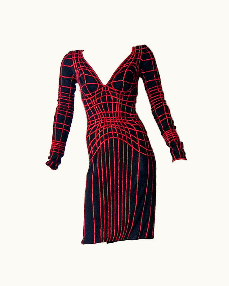 Mugler Rare Thierry Mugler Couture Spider Dress As Seen On The Runway