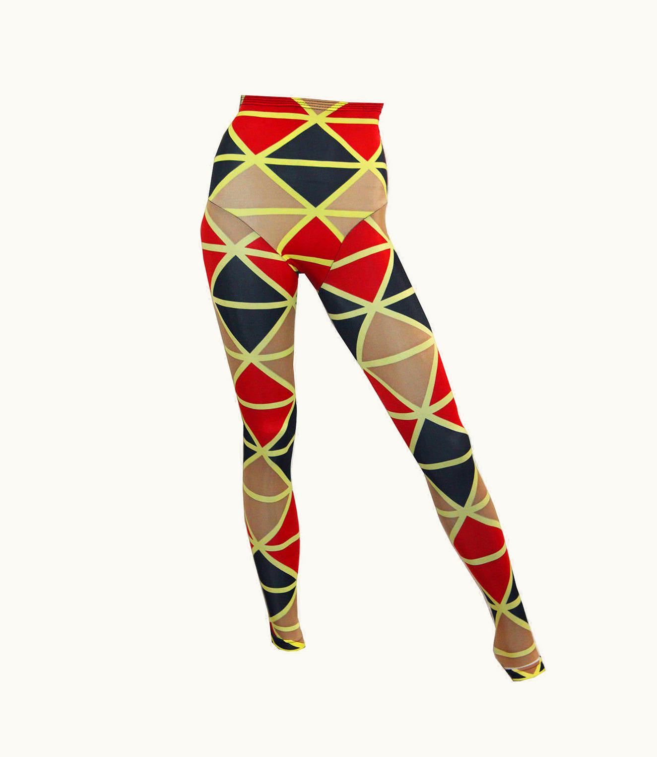 Vivienne Westwood Iconic And Rare Vivienne Westwood - Voyage To Cythera 1989, Harlequin Leggings