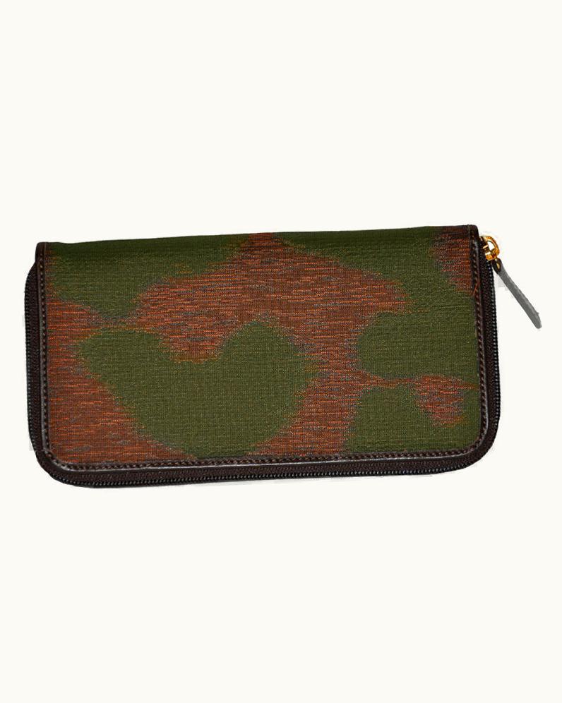 Vivienne Westwood Vivienne Westwood Silk & Leather Zippered Wallet UZ0604886