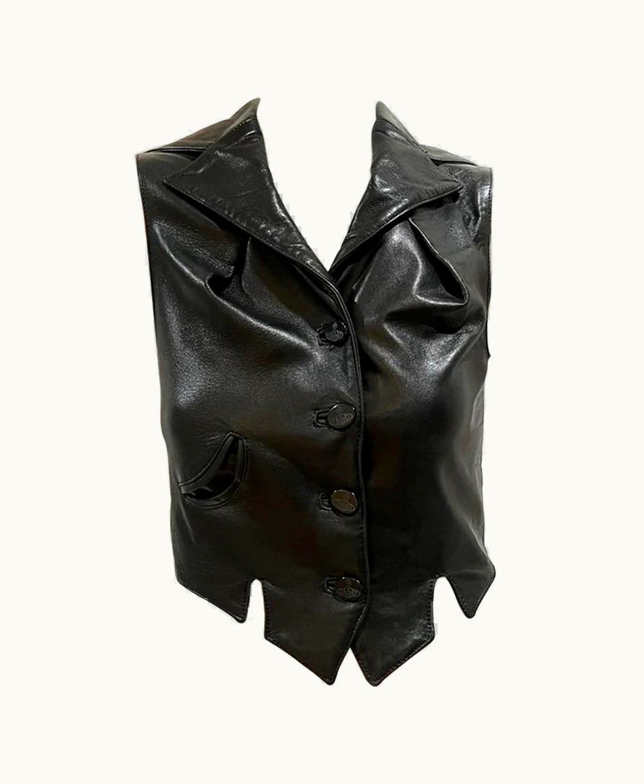 Vivienne Westwood Vivienne Westwood Vintage Leather Vest (1990')