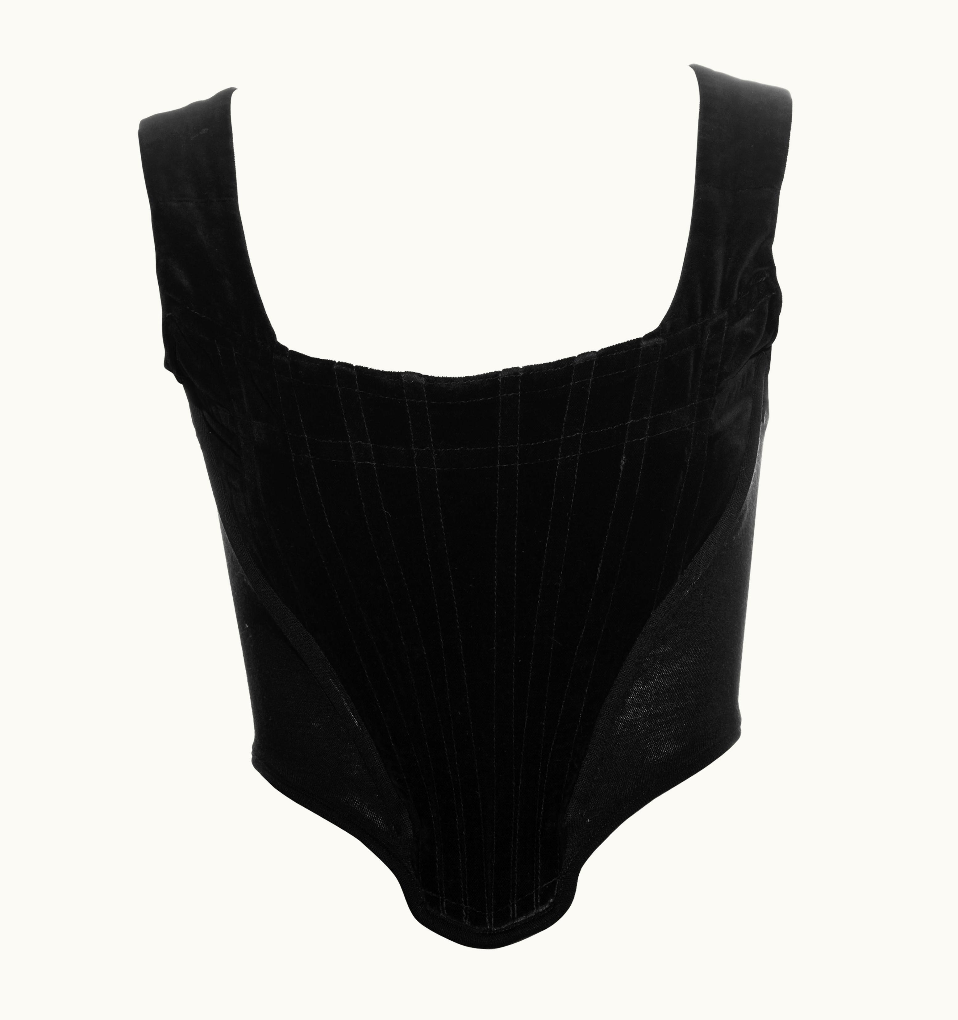 Vivienne Westwood Vivienne Westwood Black Velvet Corset, AW 1991