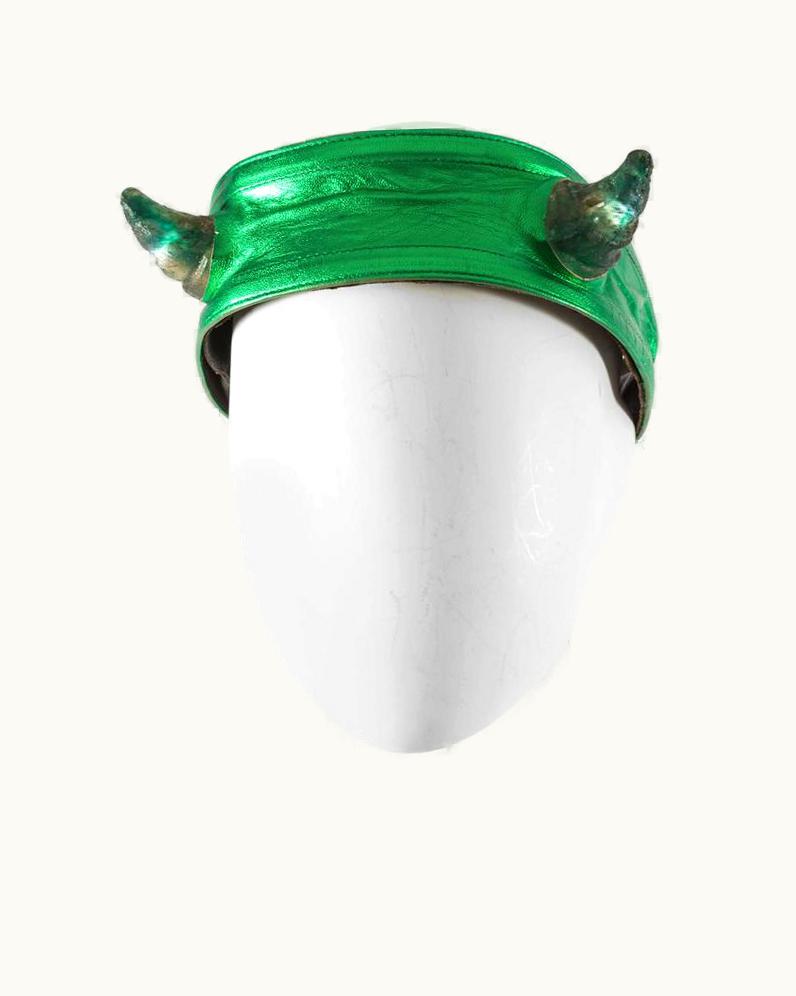 Vivienne Westwood Vivienne Westwood Autumn-Winter 1991 Leather Headband With Light Up Horns