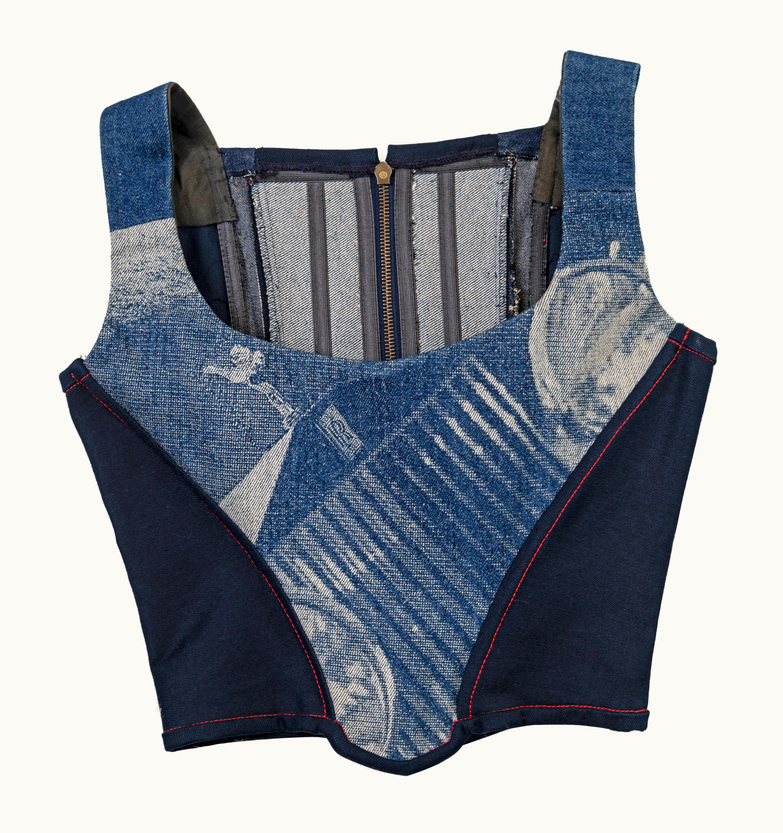 Vivienne Westwood Vivienne Westwood 'Always On Camera' Denim Corset, AW 1992