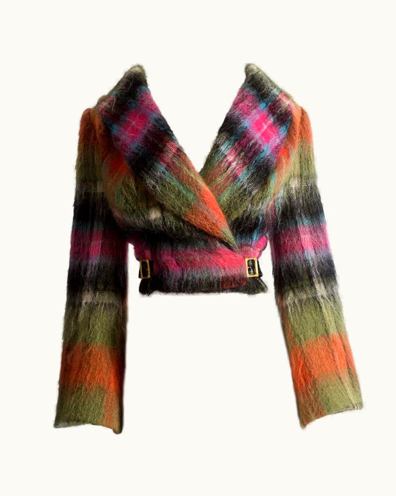 Vivienne Westwood Vivienne Westwood Tartan Mohair Wool Jacket, AW 1993
