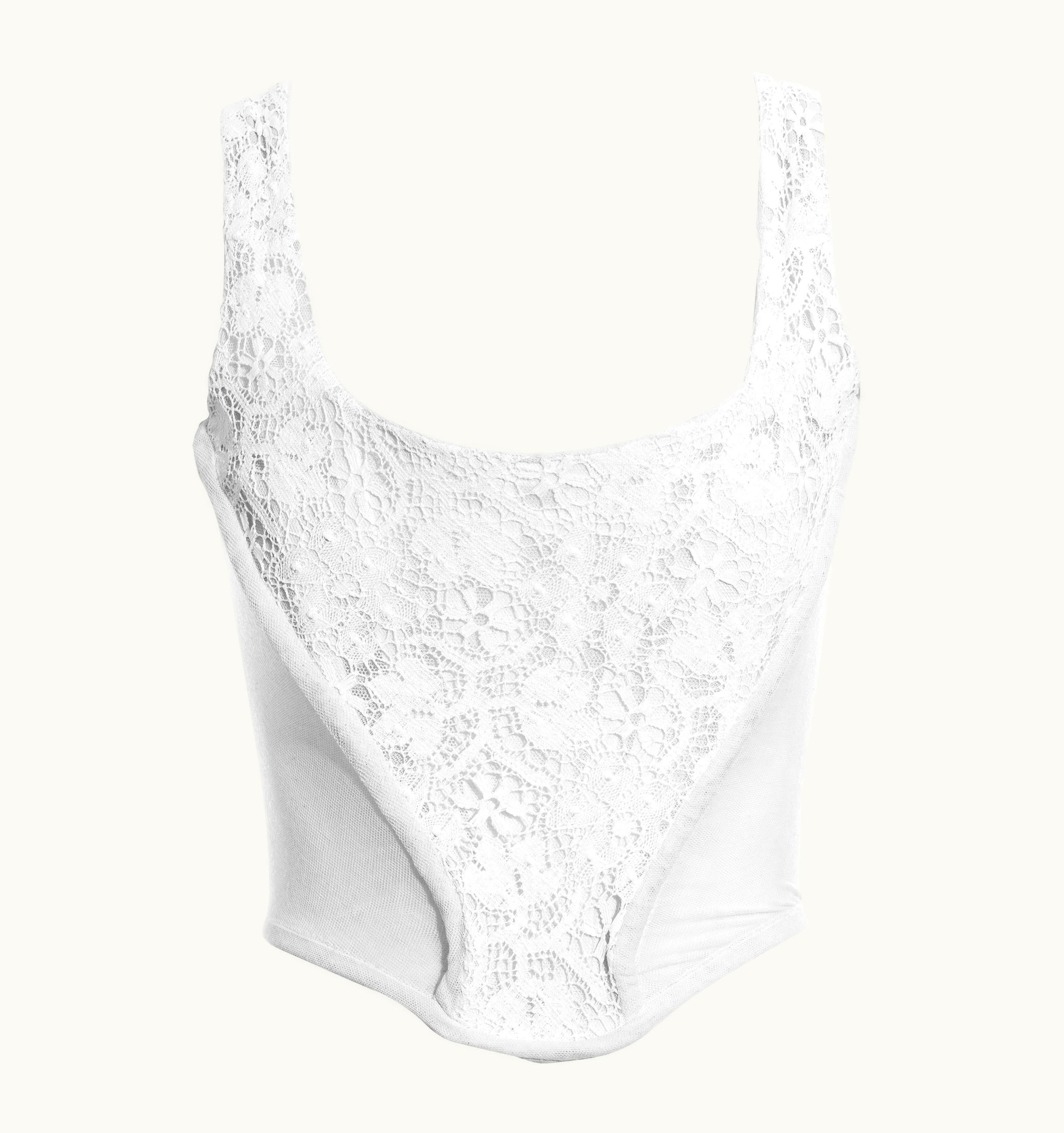 Vivienne Westwood Vivienne Westwood White Cotton Lace Corset, AW 1994
