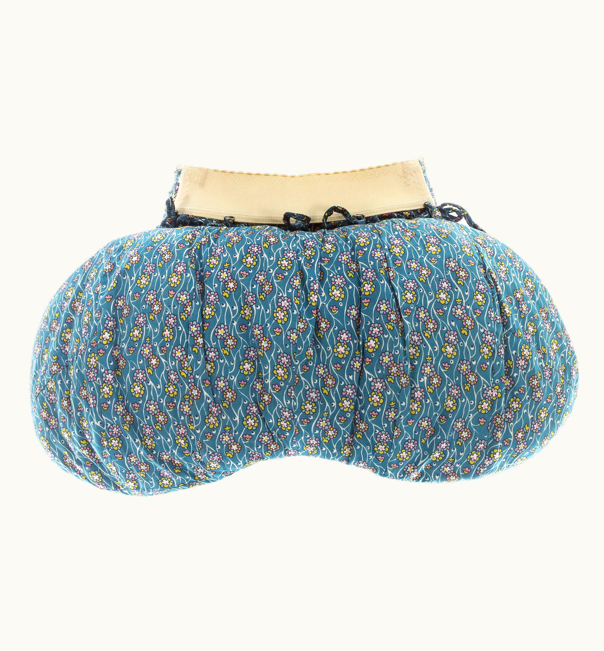 Vivienne Westwood Vivienne Westwood Blue Floral Cotton Bustle And Briefs Set, S/S 1995