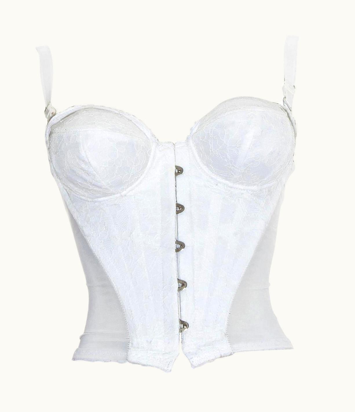 Vivienne Westwood Vivienne Westwood White Lace Corset With Padded Breast-cups, AW 1995